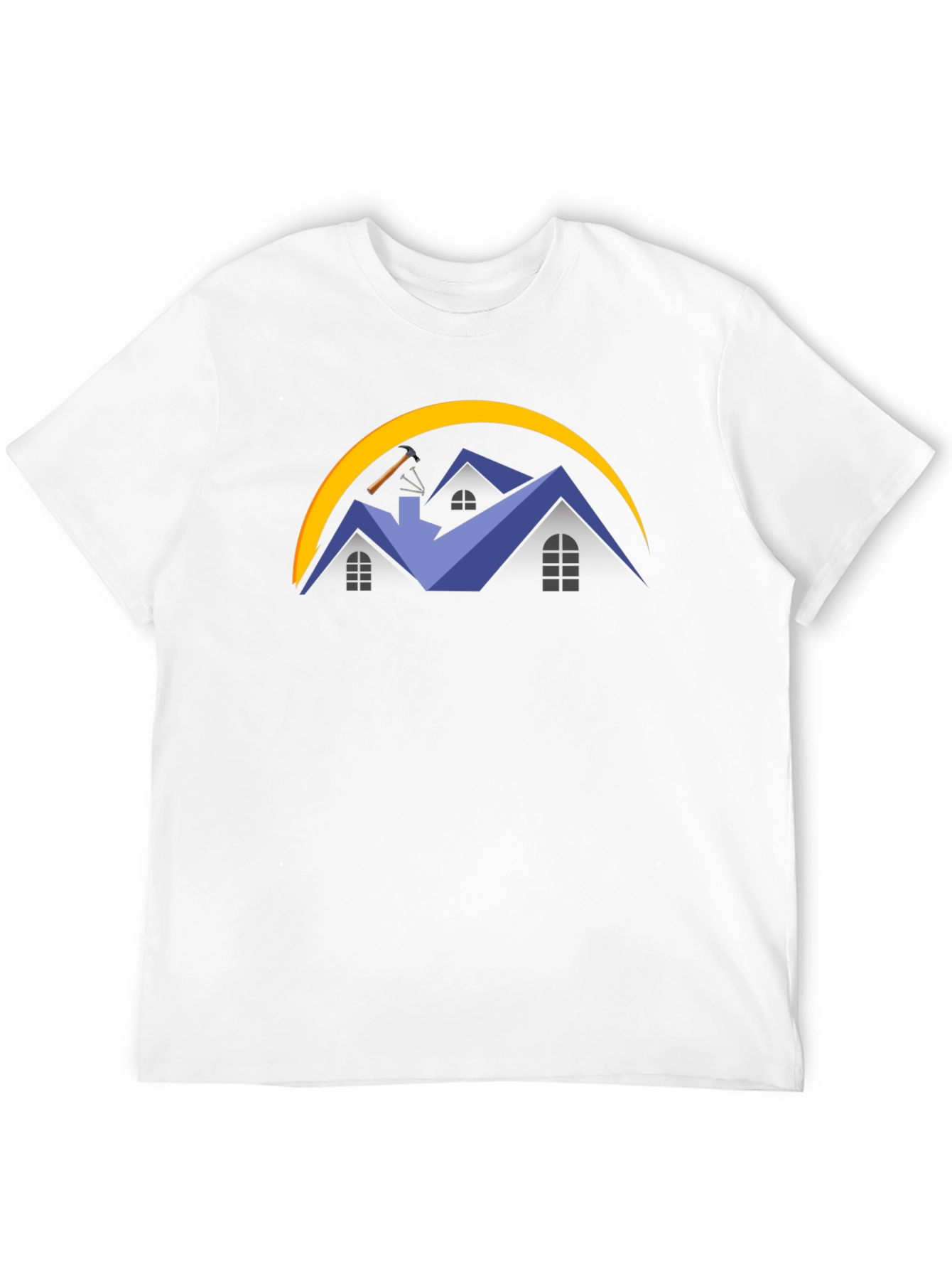 Roofing Company Black T-Shirt