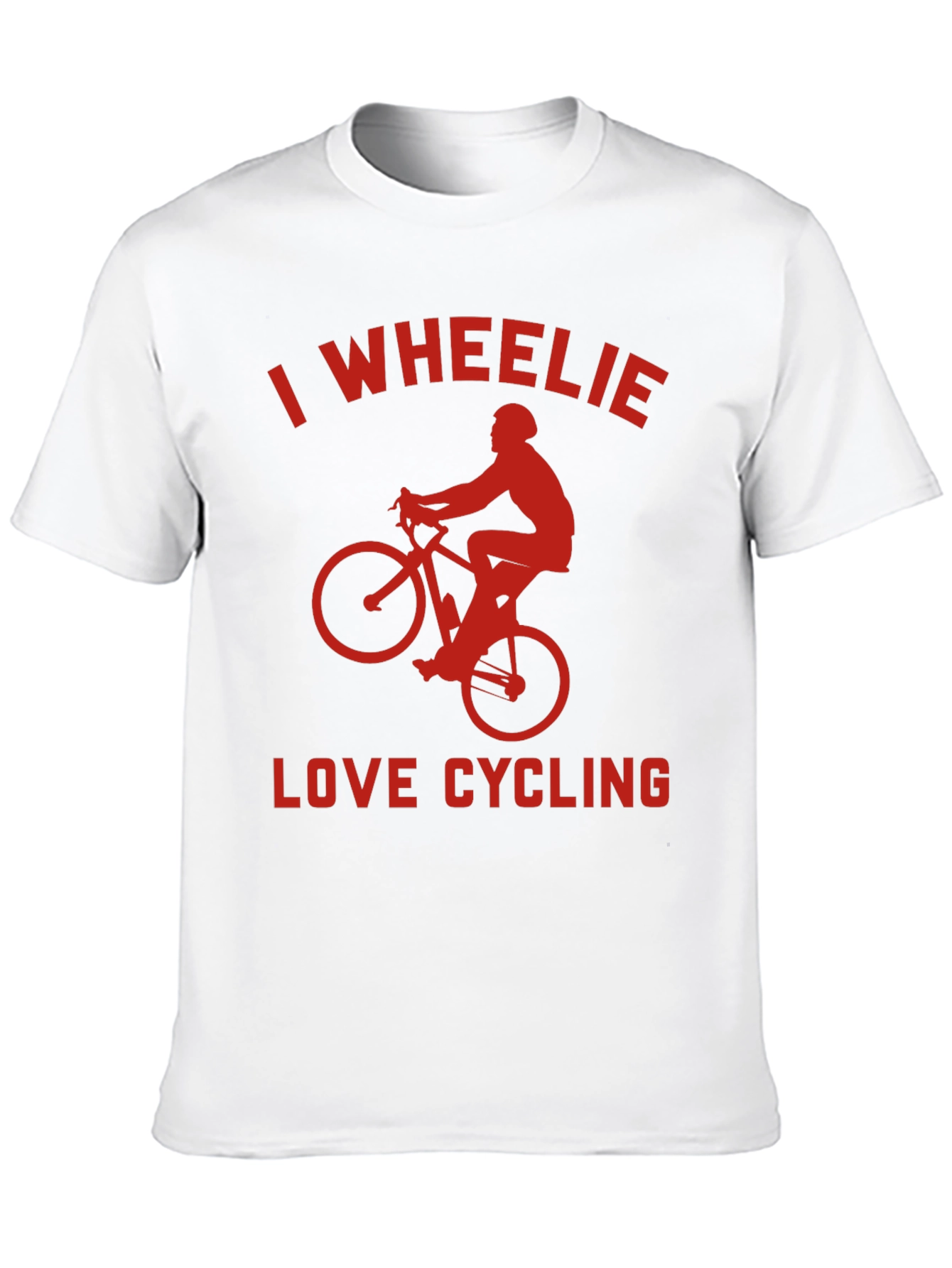I Wheelie Love Cycling Graphic Tee - Black