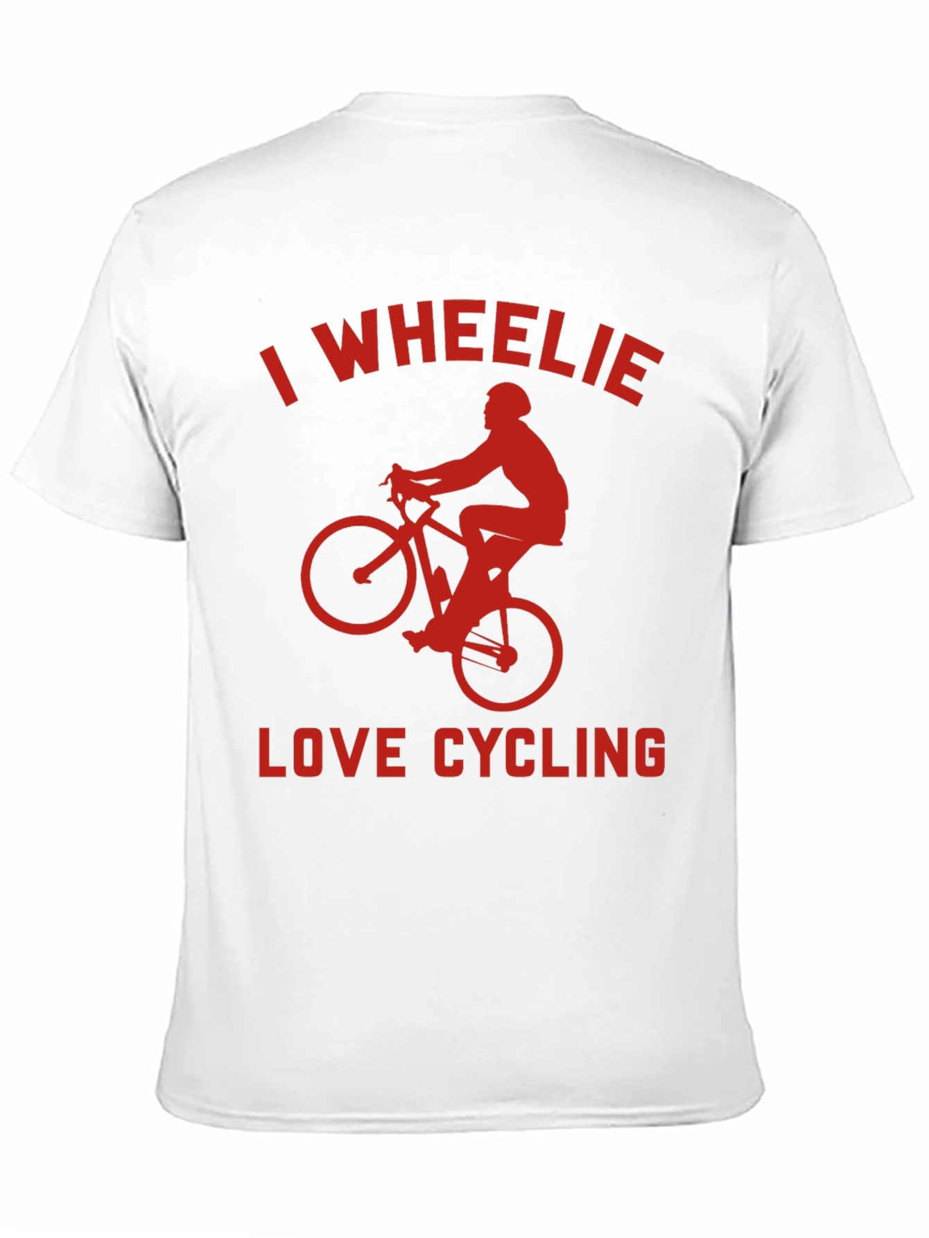 I Wheelie Love Cycling Graphic Tee - Black