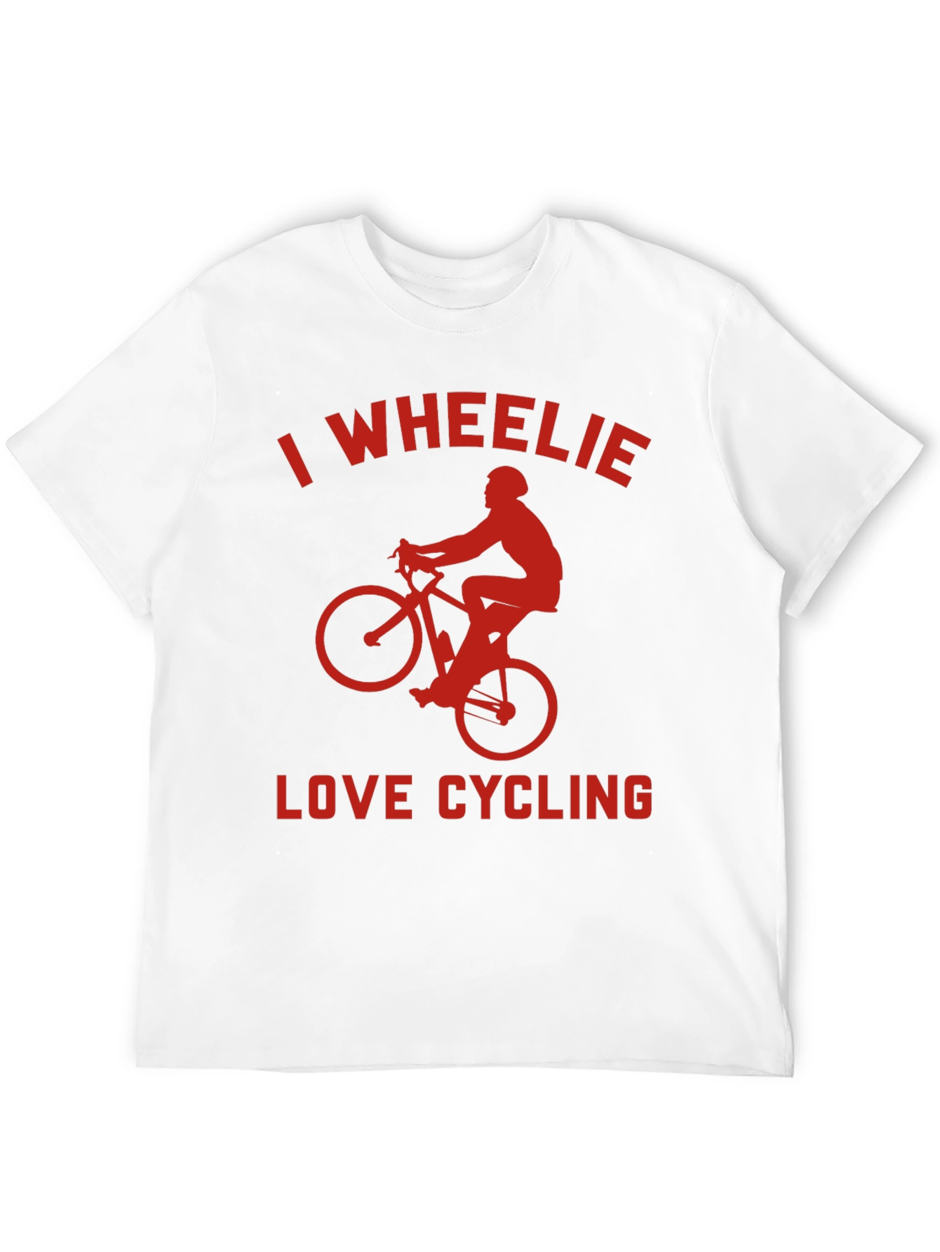 I Wheelie Love Cycling Graphic Tee - Black