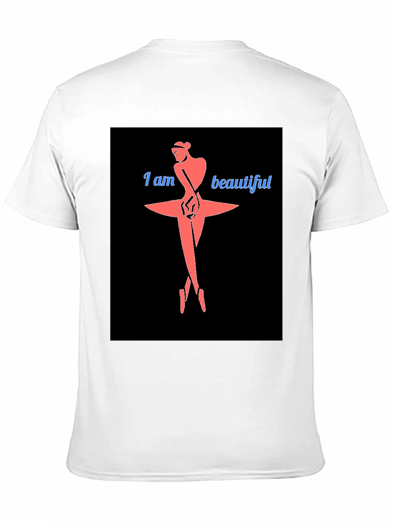 I Am Beautiful Ballerina Black T-Shirt