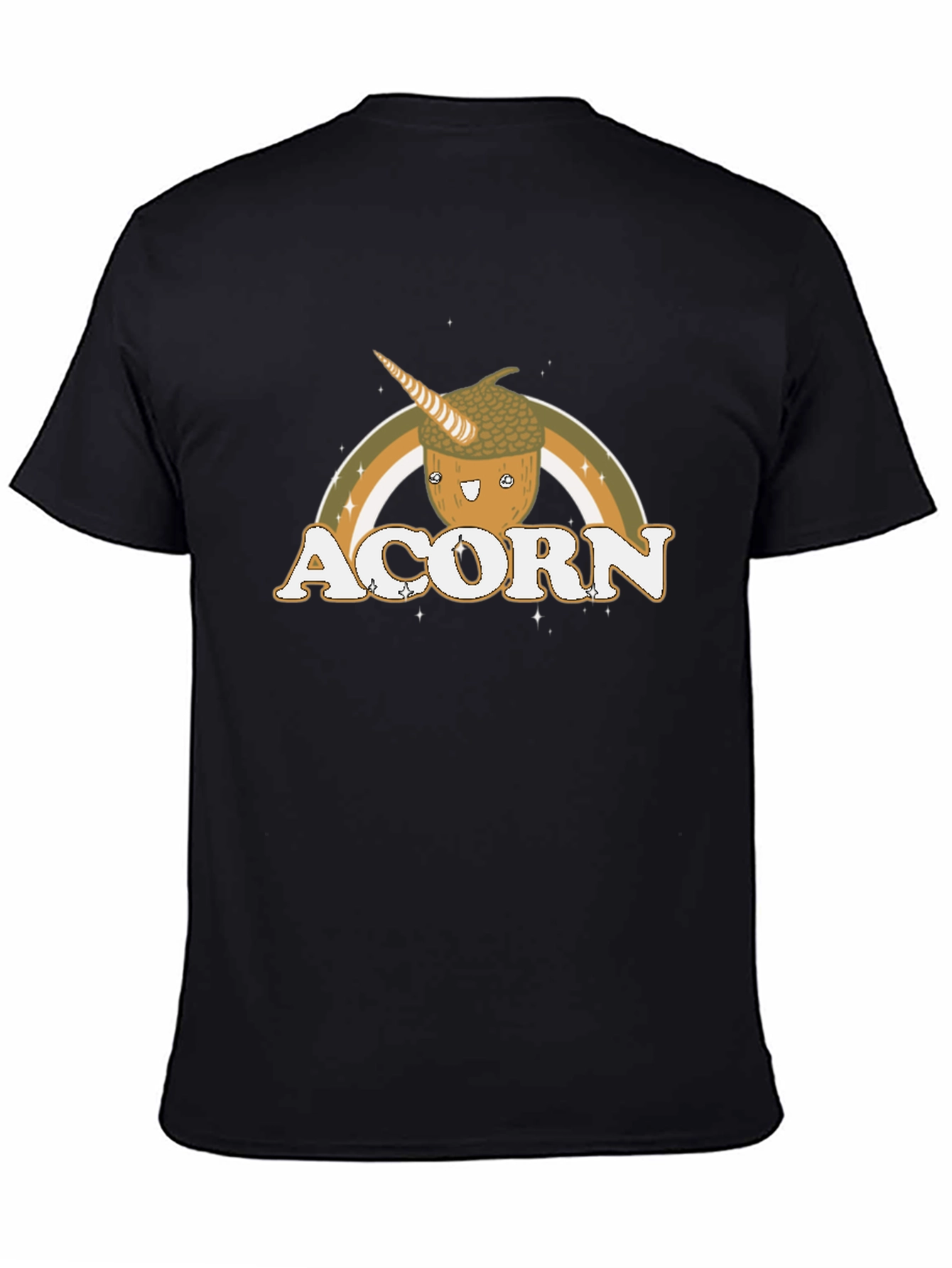 Acorn Unicorn Rainbow Graphic T-Shirt