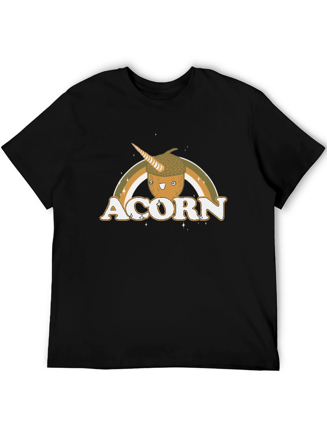 Acorn Unicorn Rainbow Graphic T-Shirt