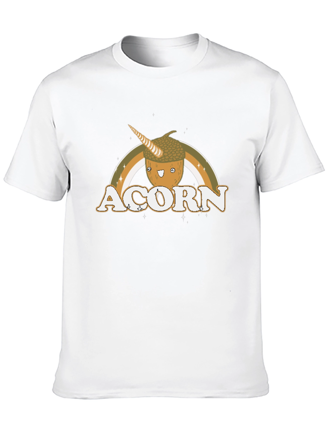 Acorn Unicorn Rainbow Graphic T-Shirt