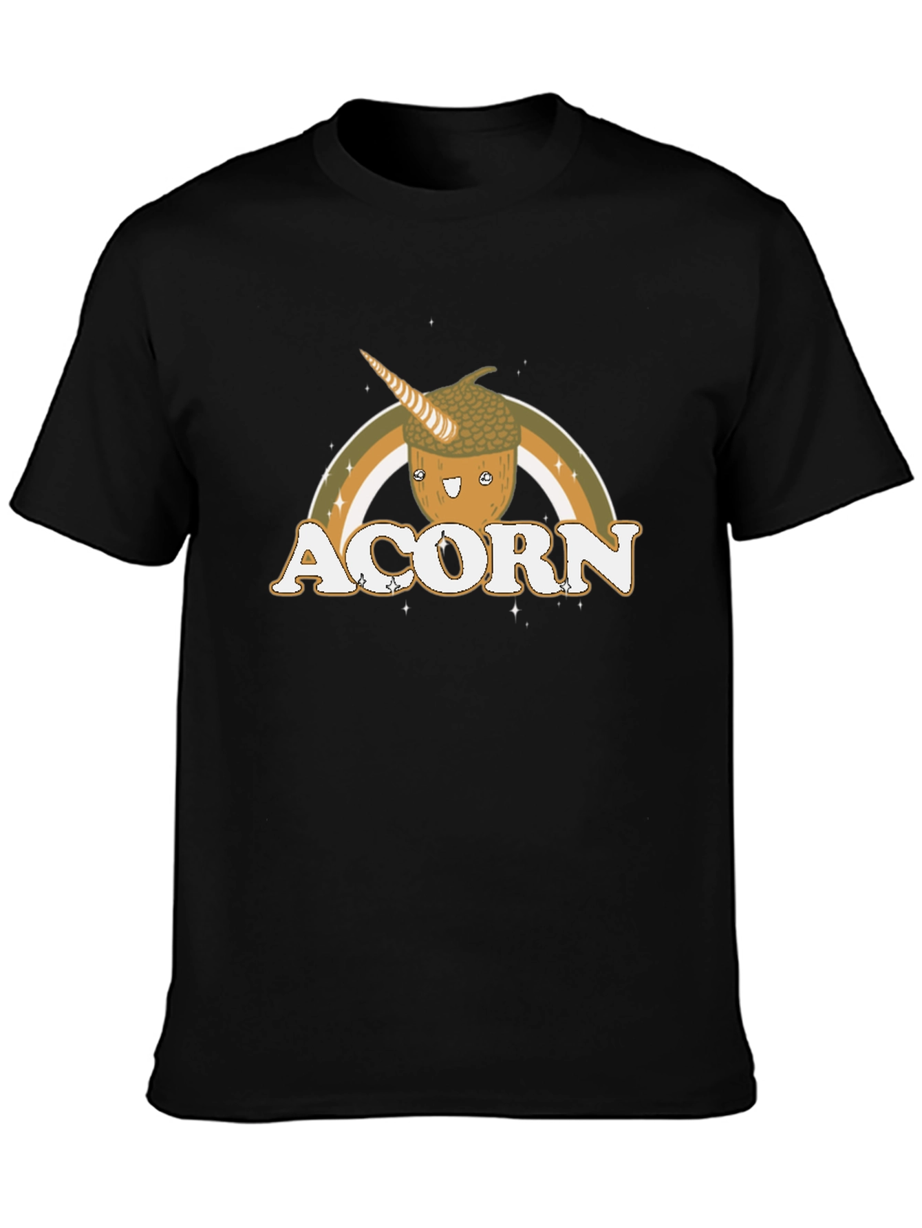 Acorn Unicorn Rainbow Graphic T-Shirt