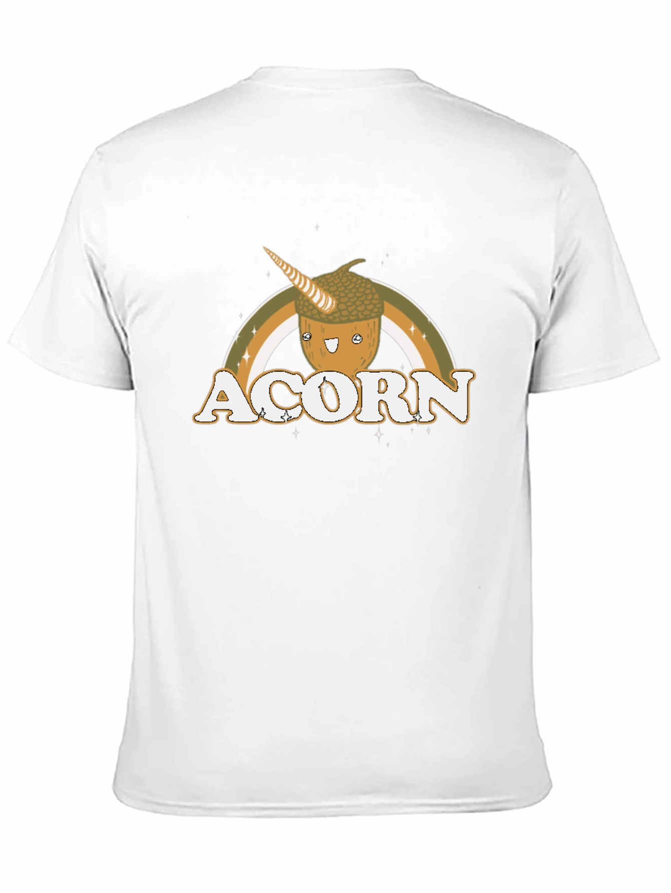 Acorn Unicorn Rainbow Graphic T-Shirt