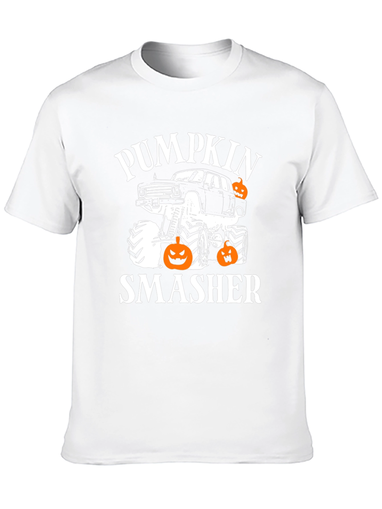 Pumpkin Smasher Halloween T-Shirt Monster Truck