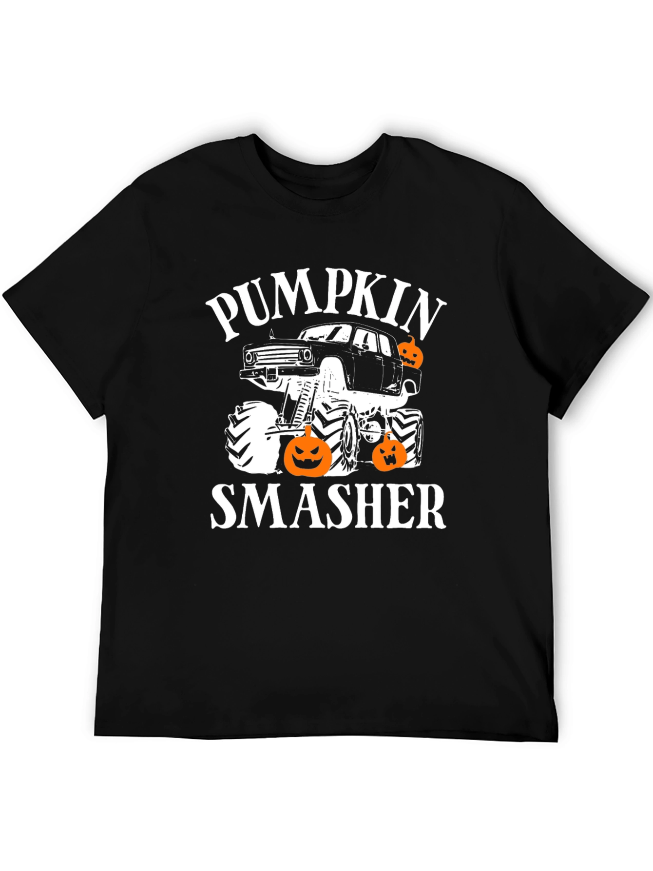 Pumpkin Smasher Halloween T-Shirt Monster Truck