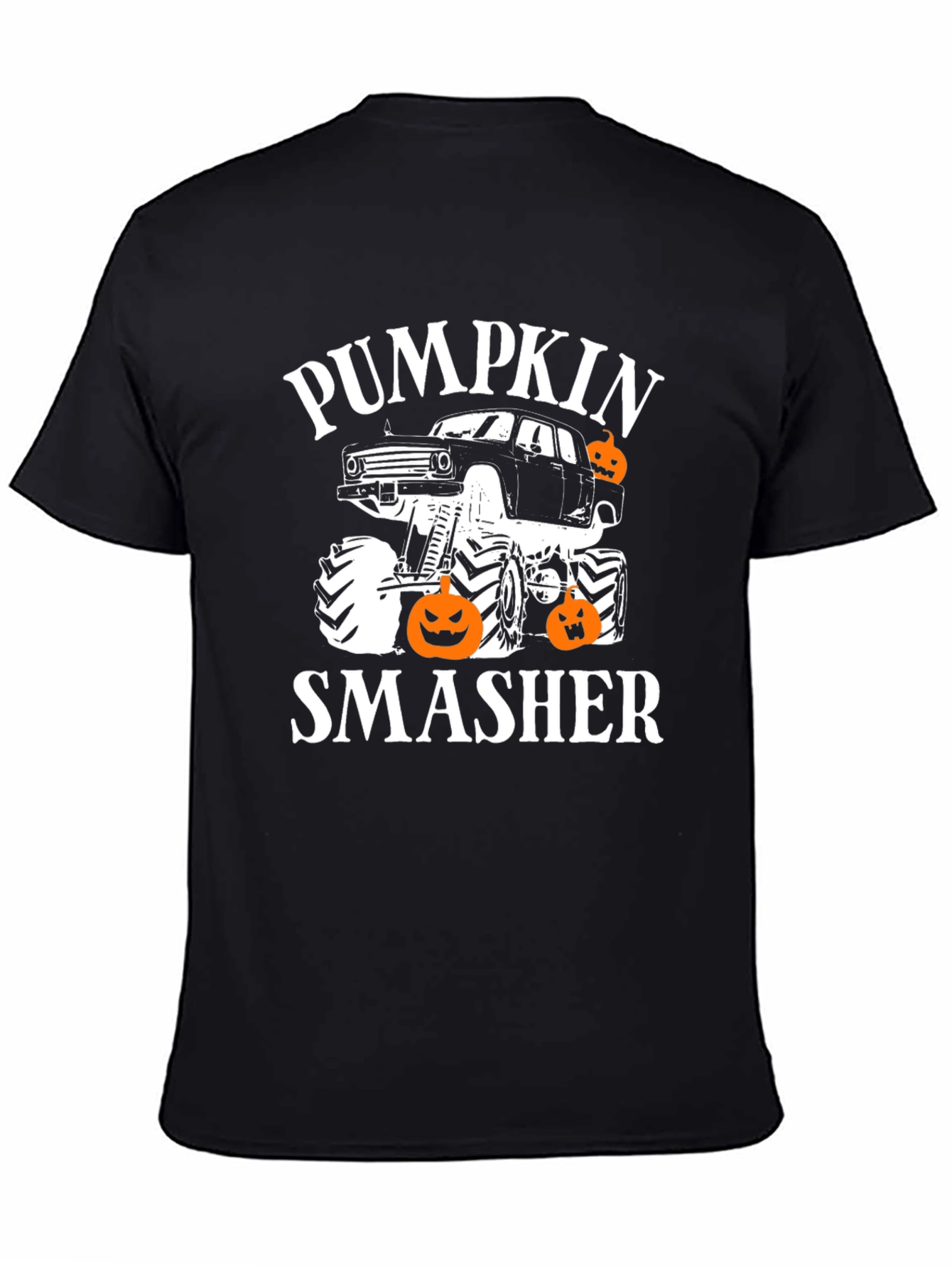 Pumpkin Smasher Halloween T-Shirt Monster Truck