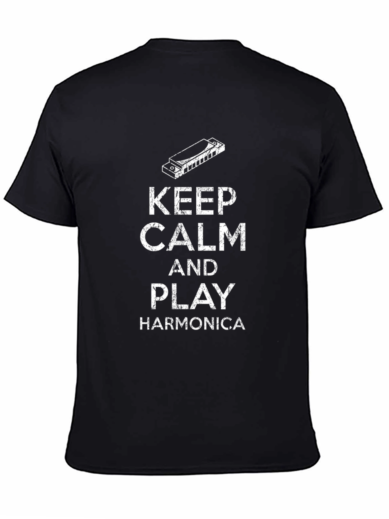 Keep Calm and Play Harmonica T-Shirt