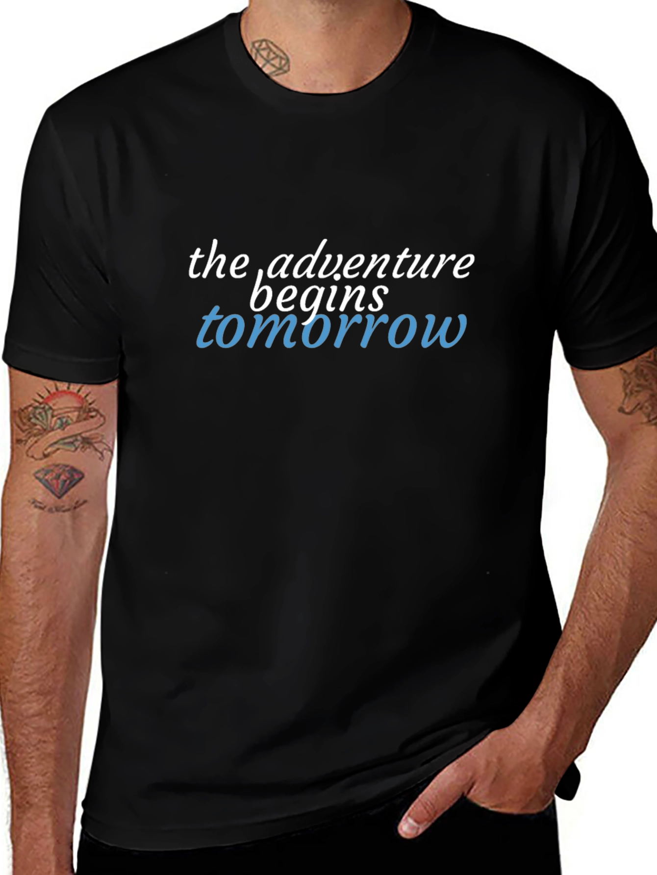 Adventure Begins Tomorrow Graphic T-Shirt