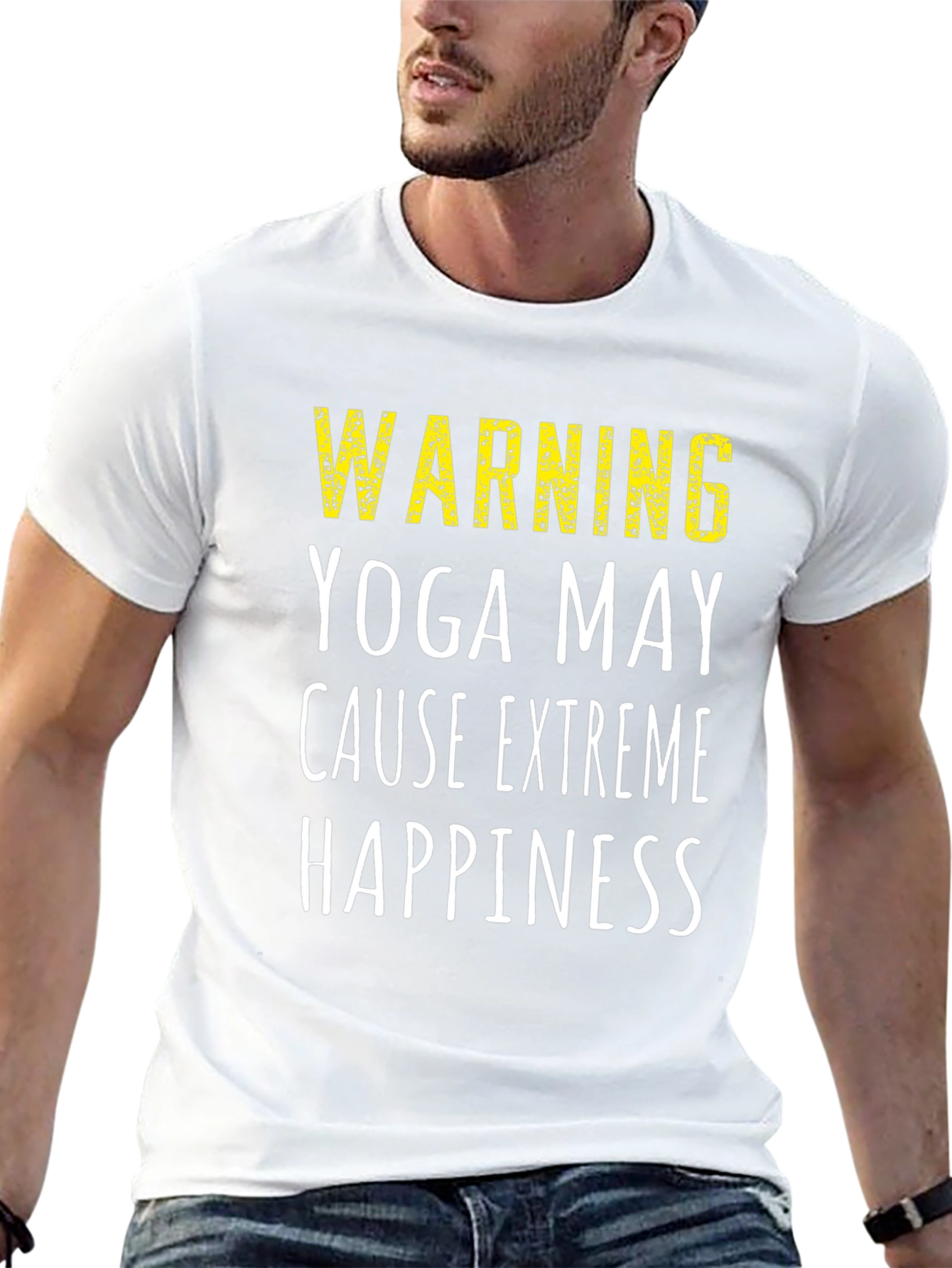 Yoga May Cause Extreme Happiness Graphic Tee