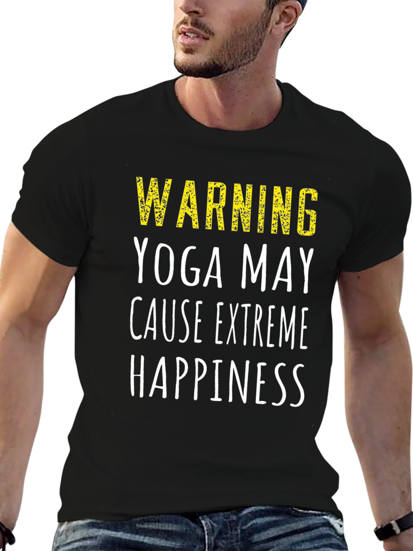 Yoga May Cause Extreme Happiness Graphic Tee