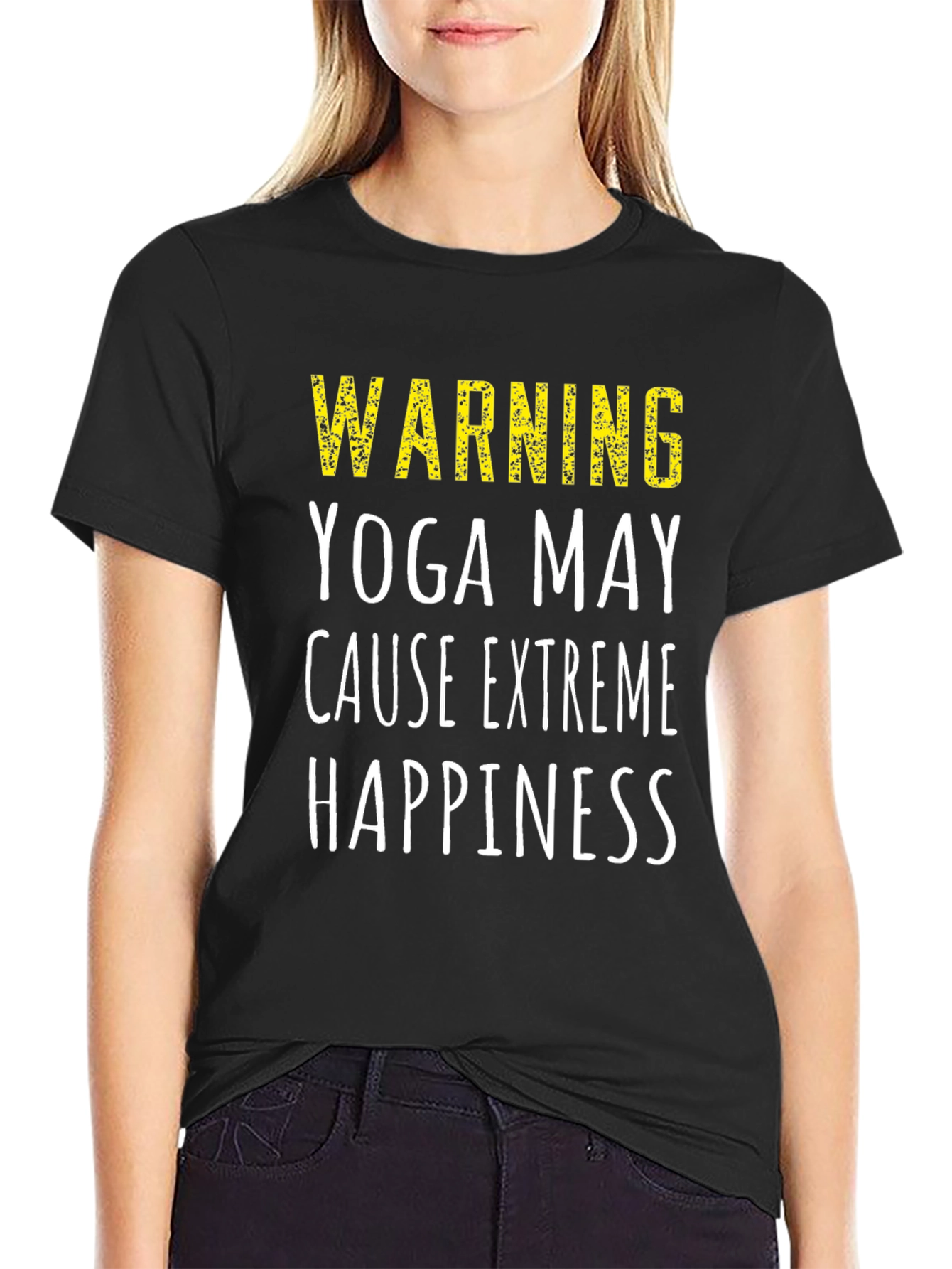 Yoga May Cause Extreme Happiness Graphic Tee