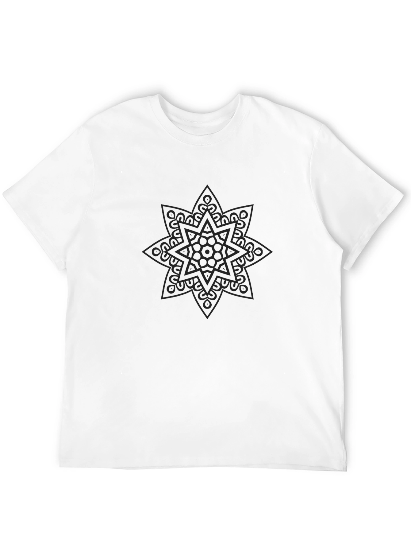 Mandala Graphic Black T-Shirt