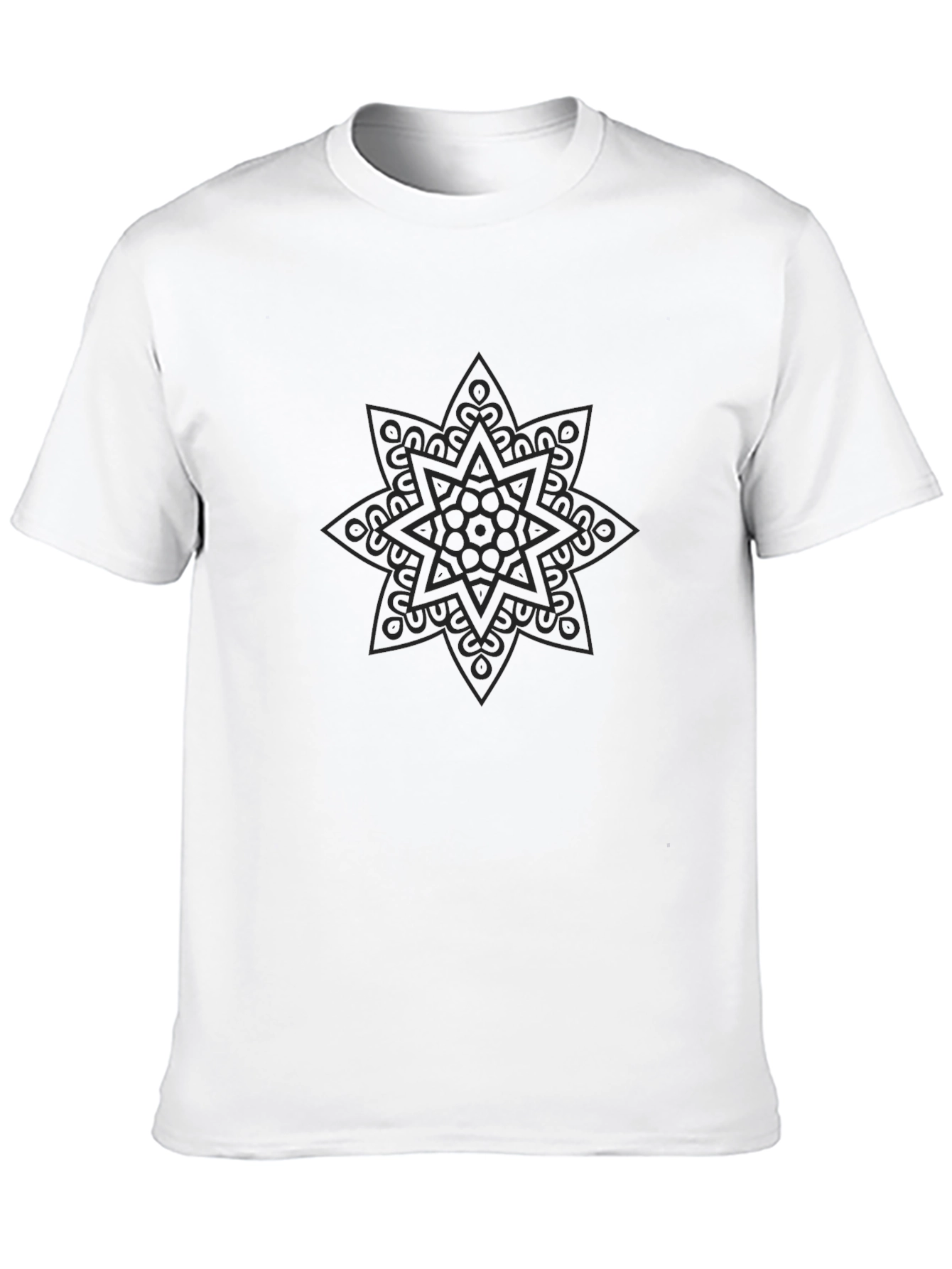 Mandala Graphic Black T-Shirt