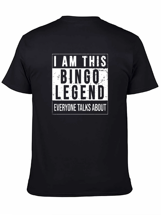 Bingo Legend Graphic T-Shirt - Black
