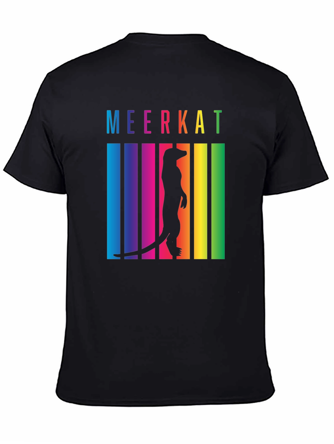 Meerkat Rainbow T-Shirt - Novelty Graphic Tee