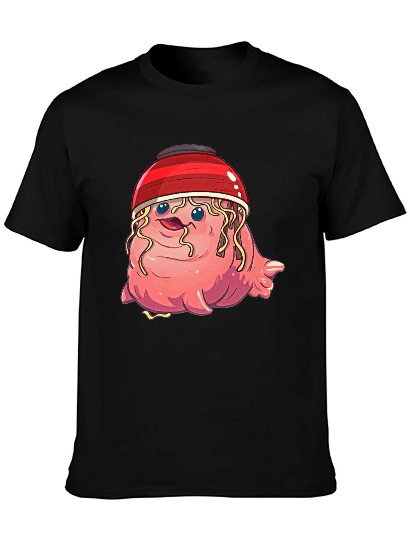Noodle Bowl Monster T-Shirt - Unique Graphic Tee