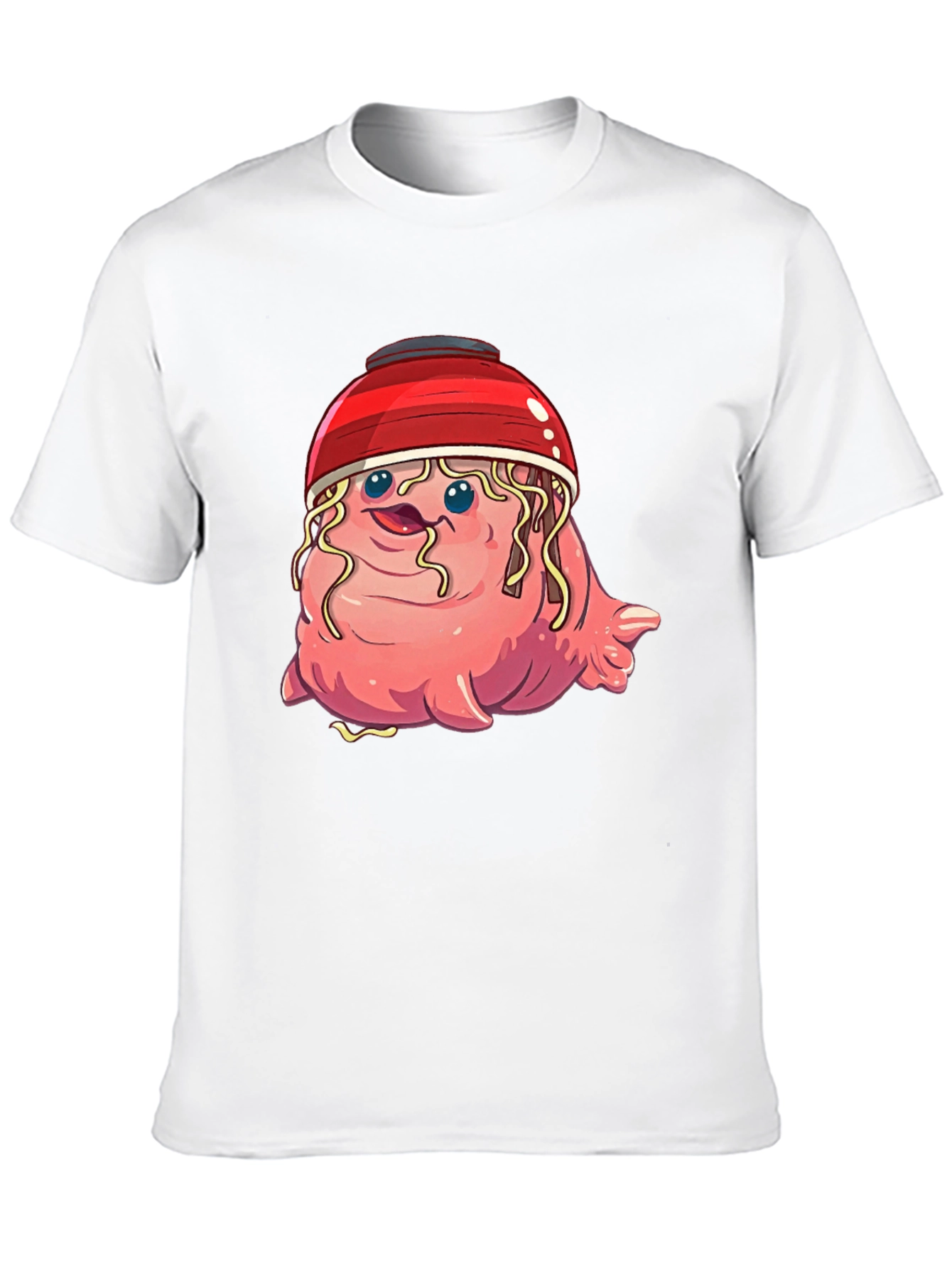 Noodle Bowl Monster T-Shirt - Unique Graphic Tee