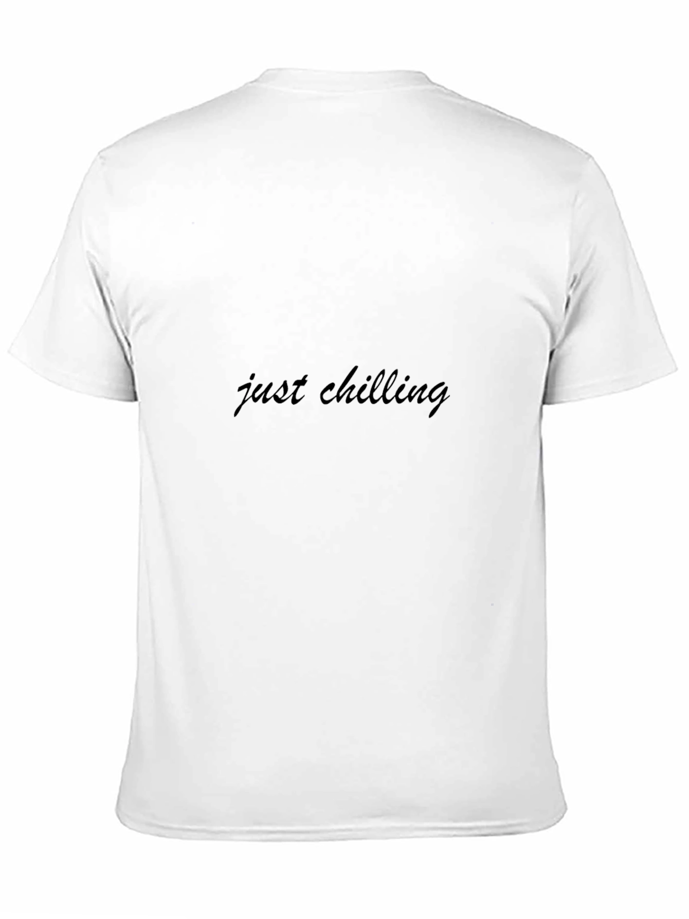 Just Chilling Black T-Shirt