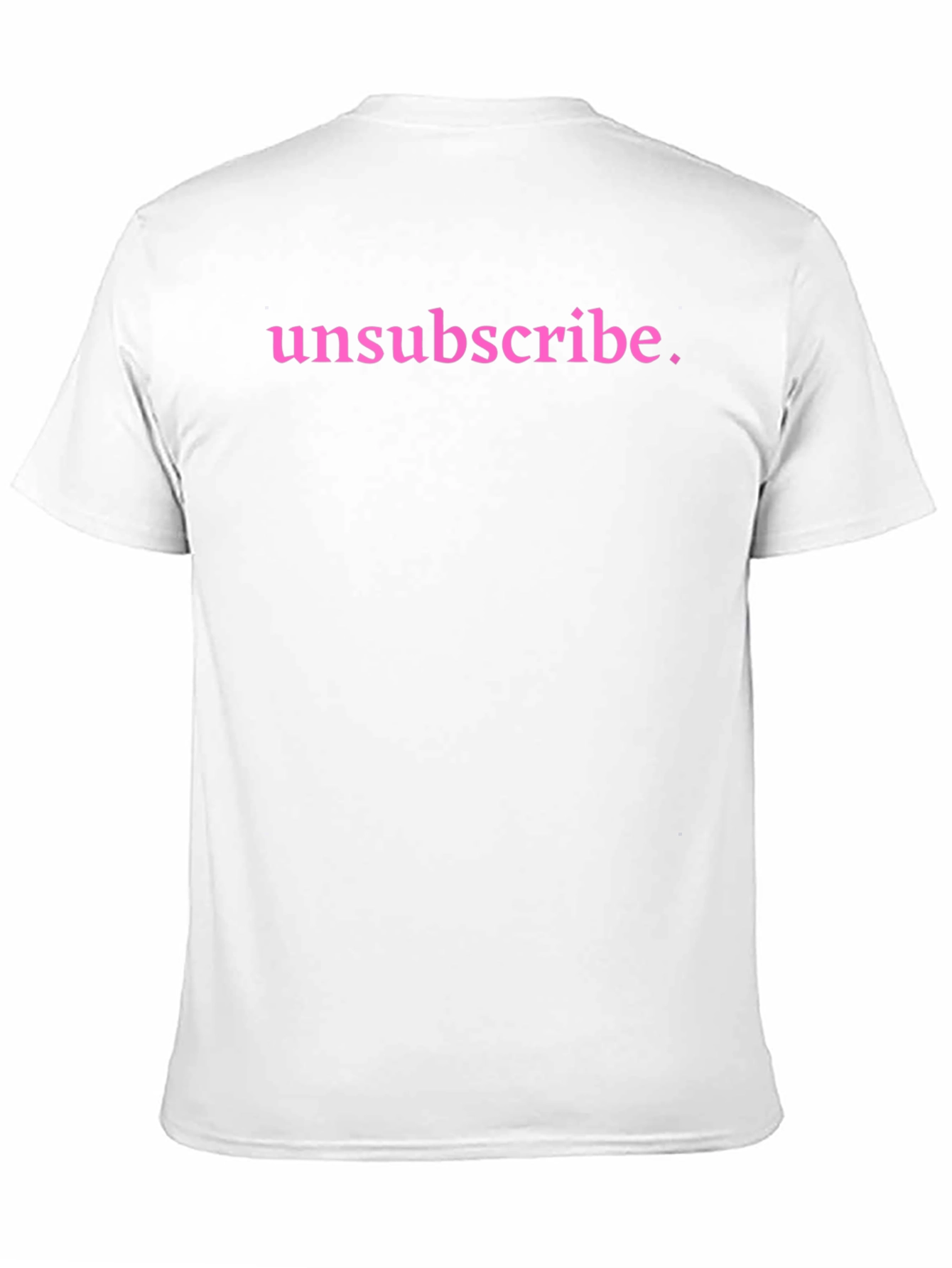 Unsubscribe Graphic Tee - Soft Cotton Casual Top