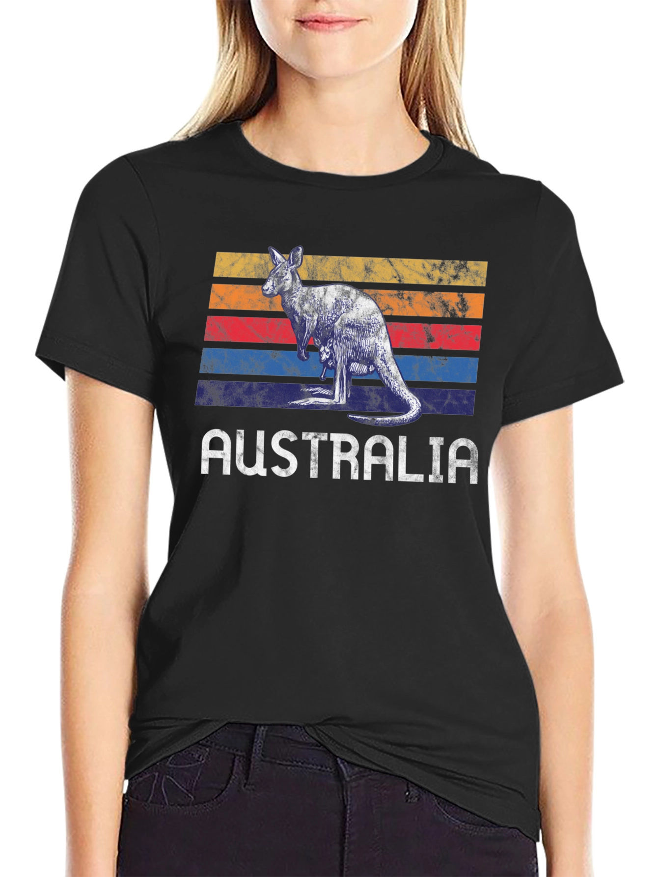 Retro Australia Kangaroo T-Shirt