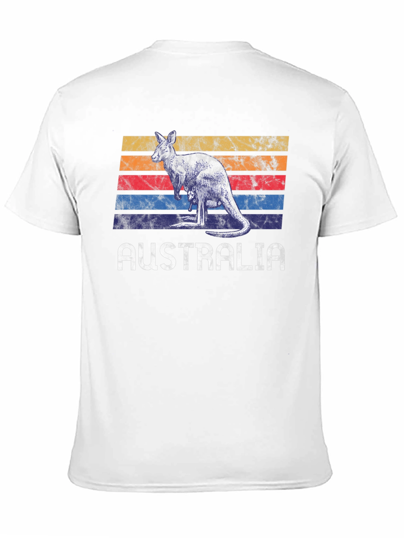 Retro Australia Kangaroo T-Shirt