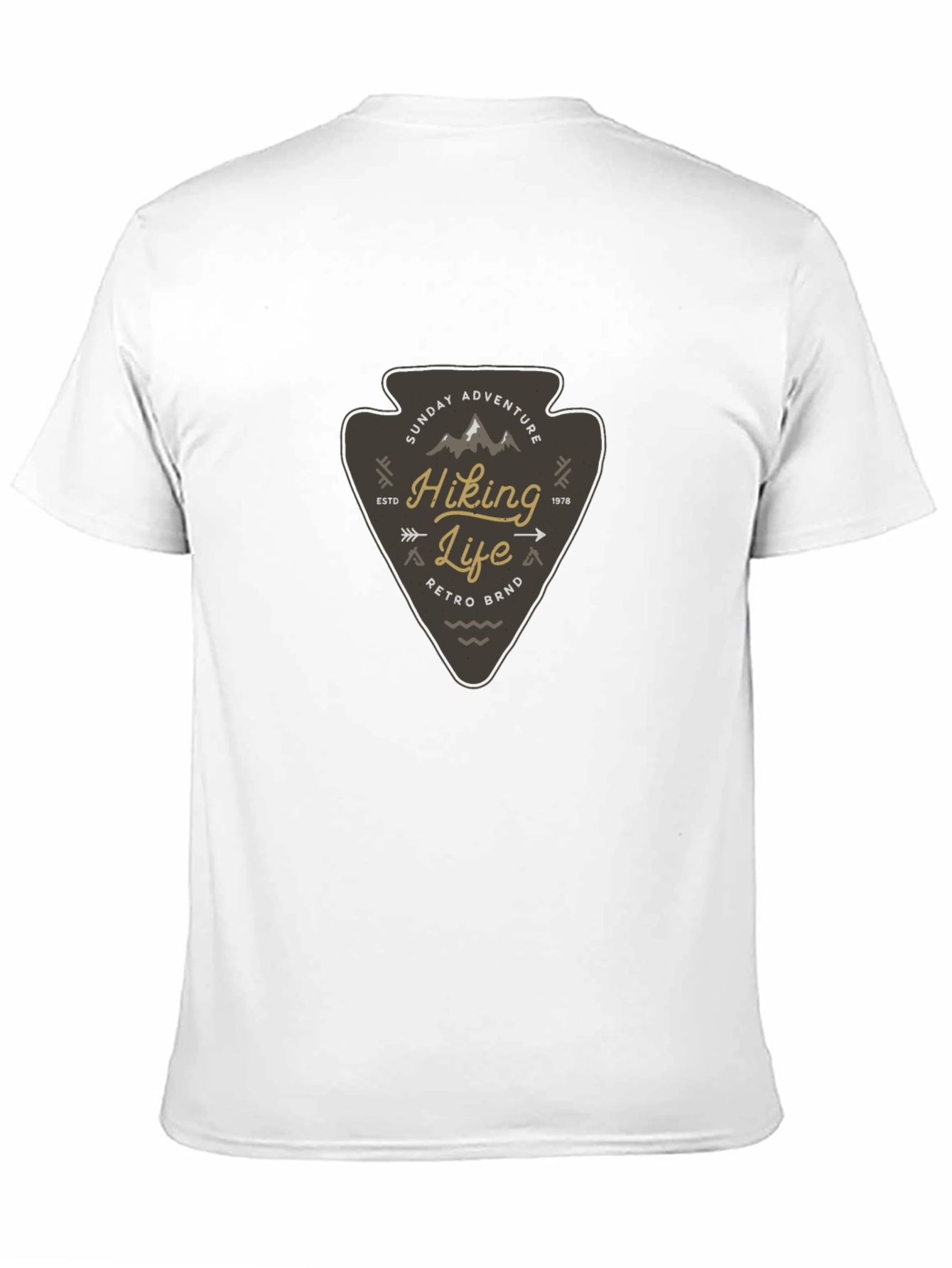 Hiking Life Graphic Tee - Retro Adventure Shirt