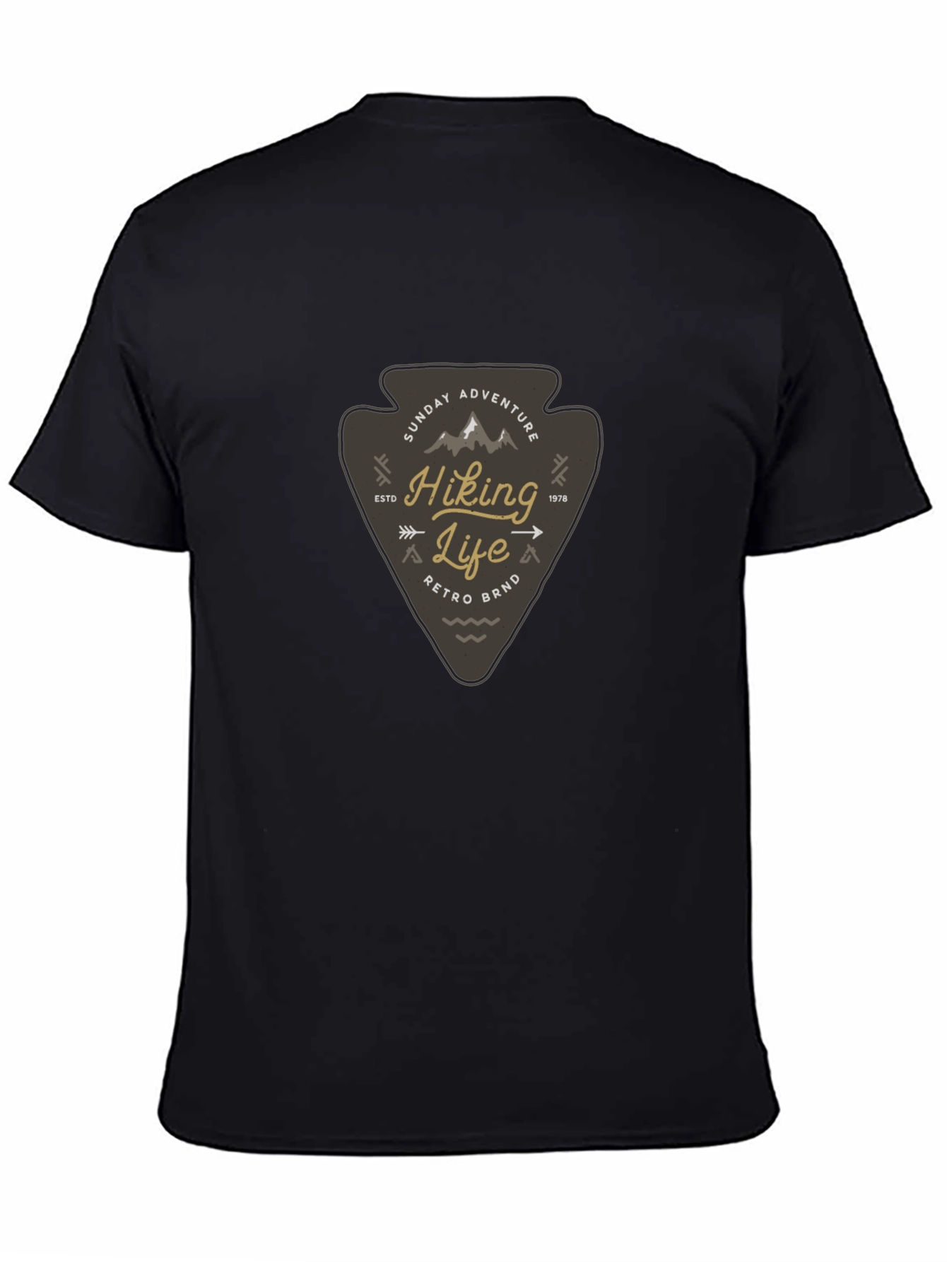 Hiking Life Graphic Tee - Retro Adventure Shirt