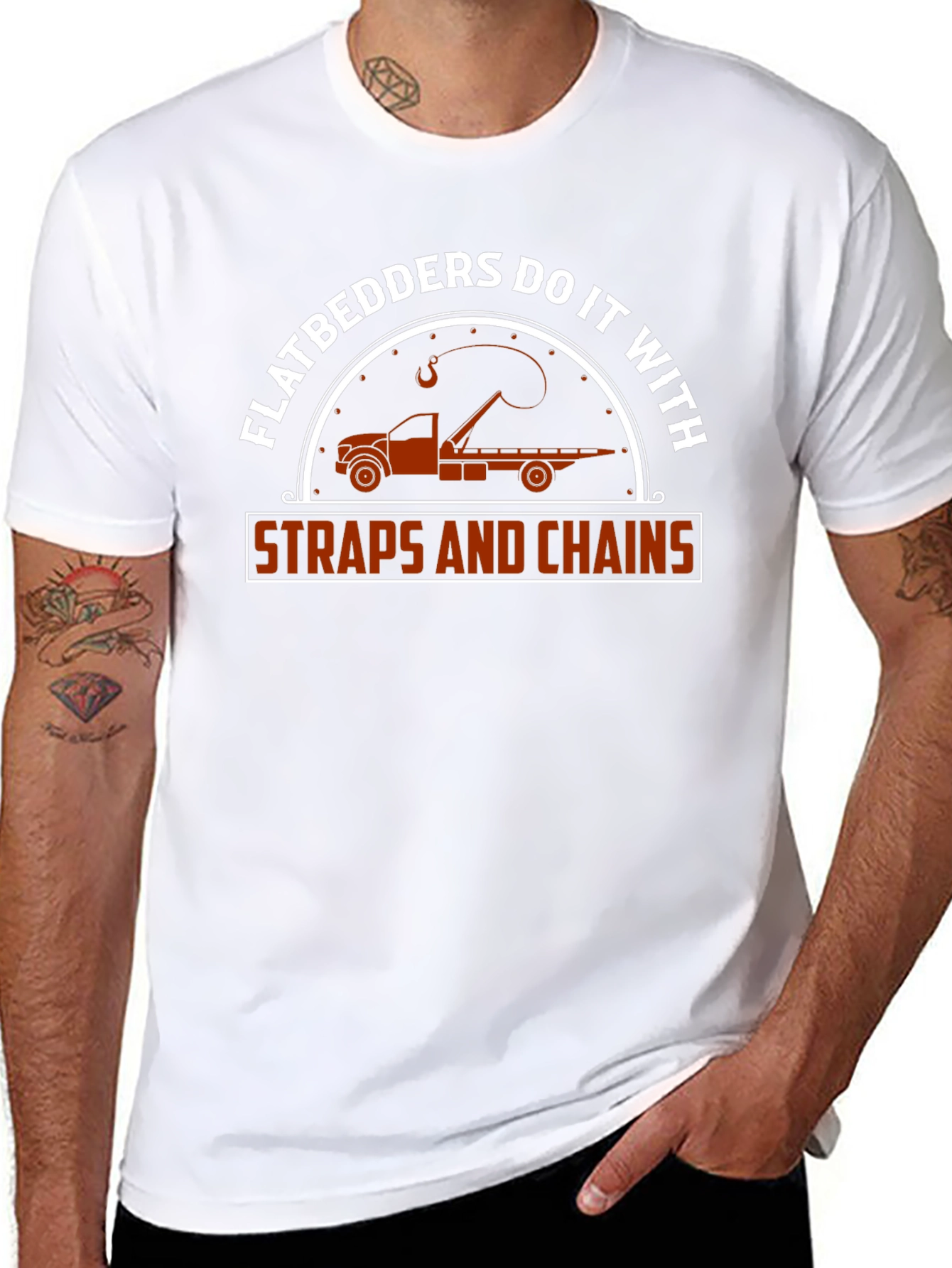 Flatbedders Do It With Straps and Chains T-Shirt