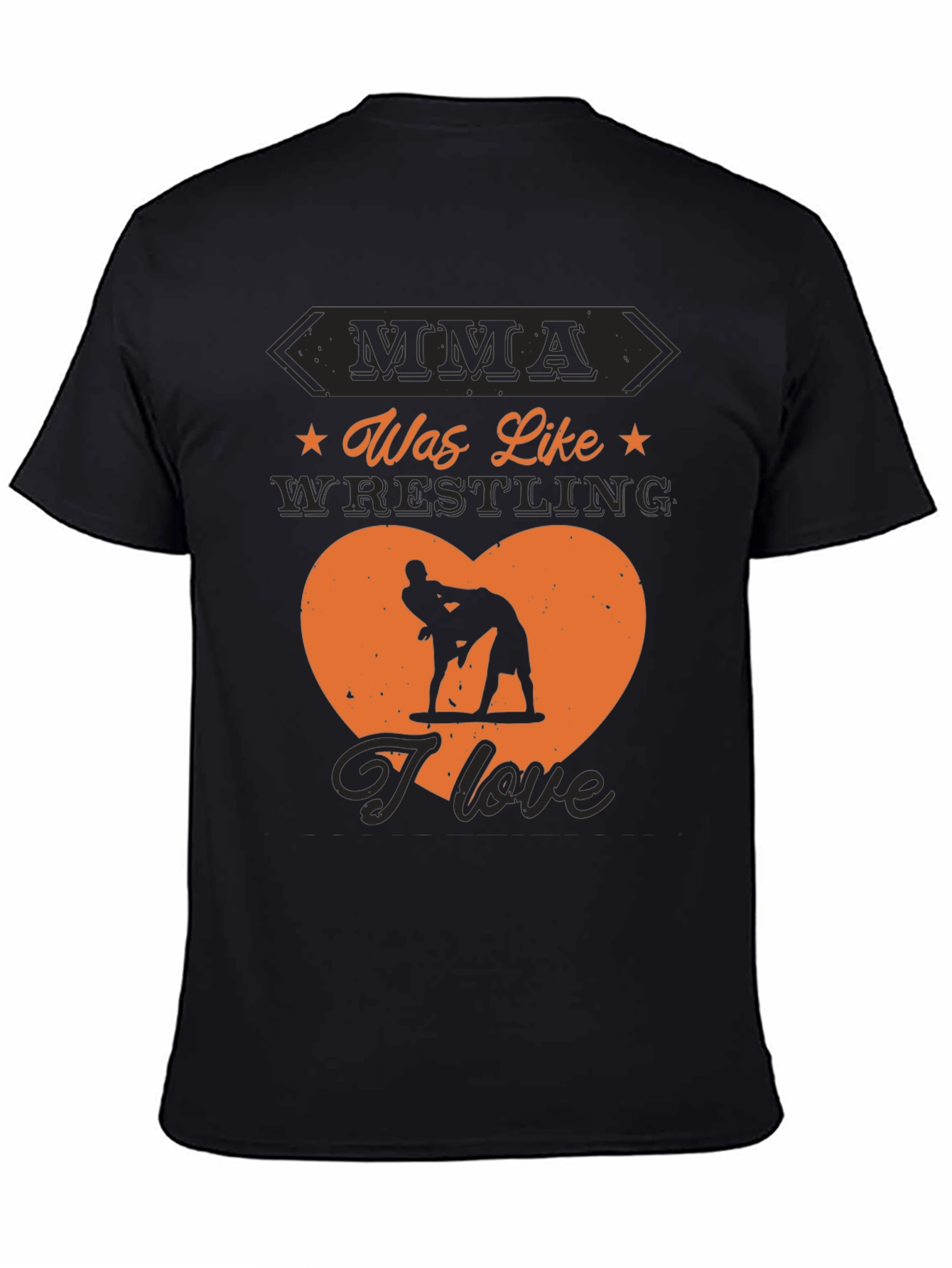MMA Wrestling Graphic Tee - I Love Wrestling