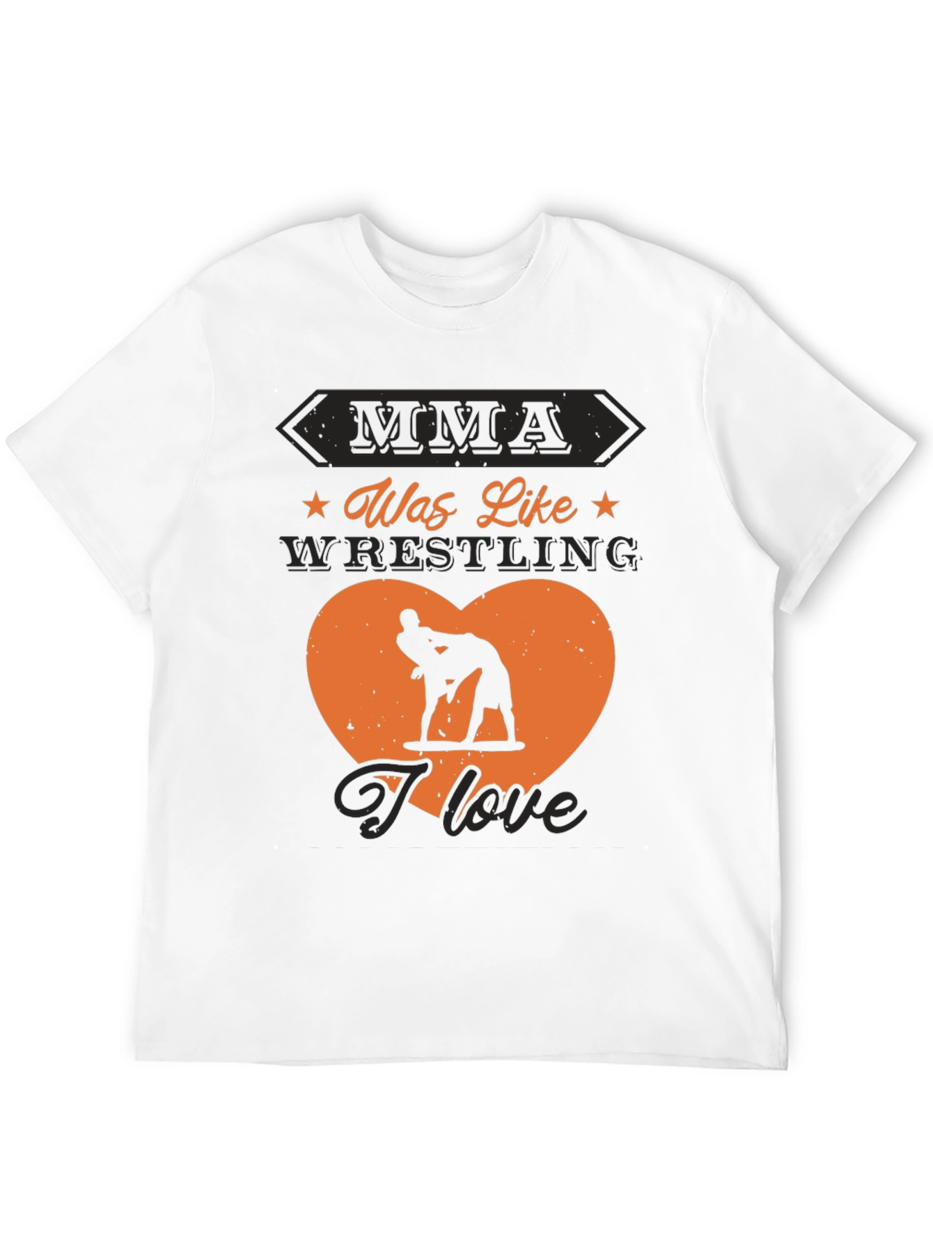 MMA Wrestling Graphic Tee - I Love Wrestling