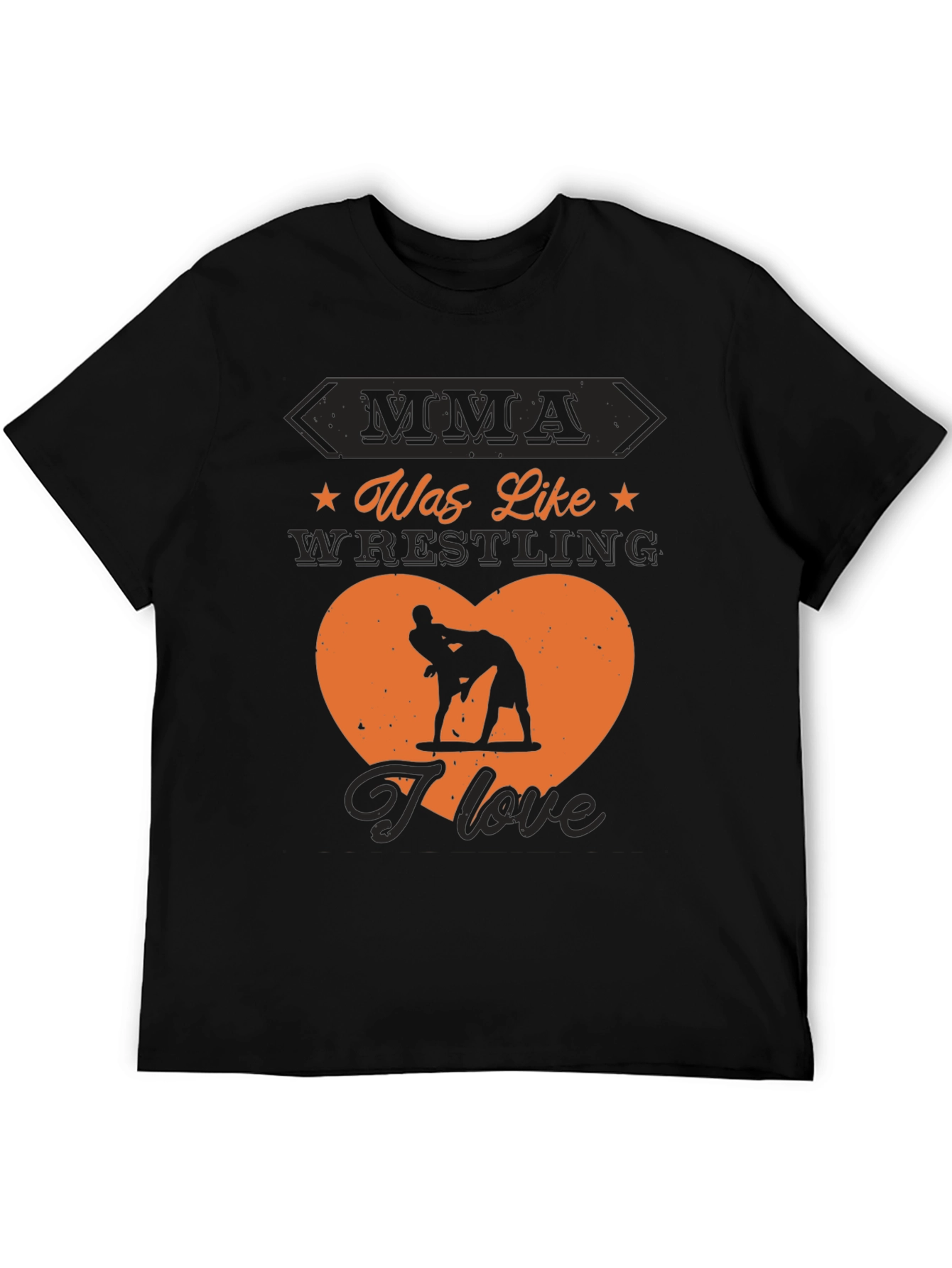 MMA Wrestling Graphic Tee - I Love Wrestling