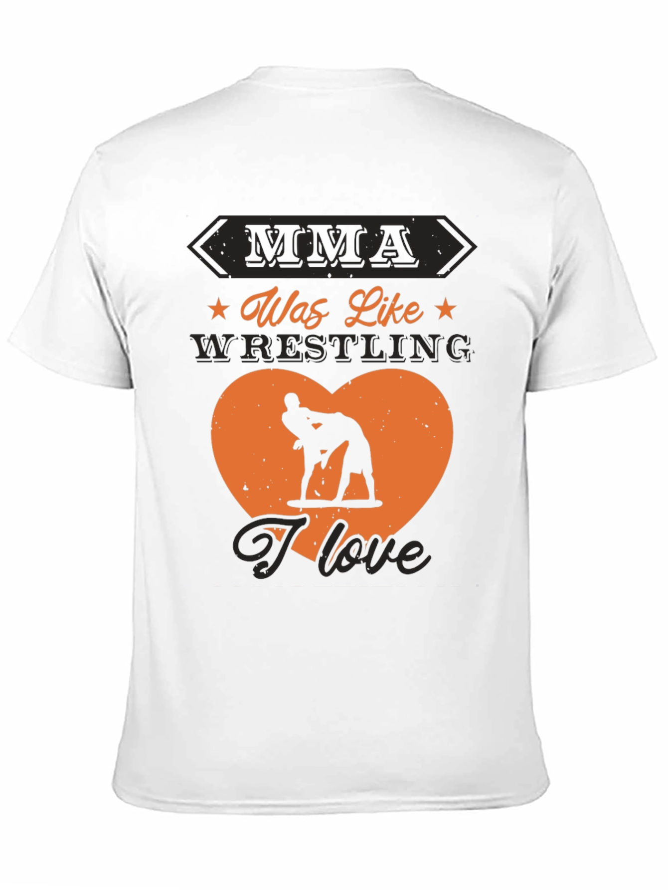 MMA Wrestling Graphic Tee - I Love Wrestling
