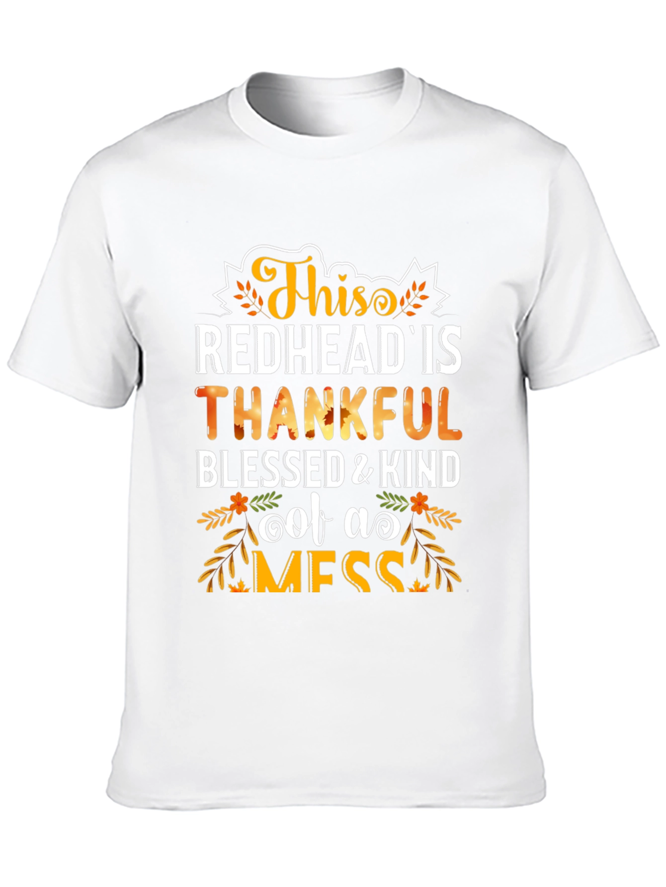 Funny Thanksgiving Redhead T-Shirt