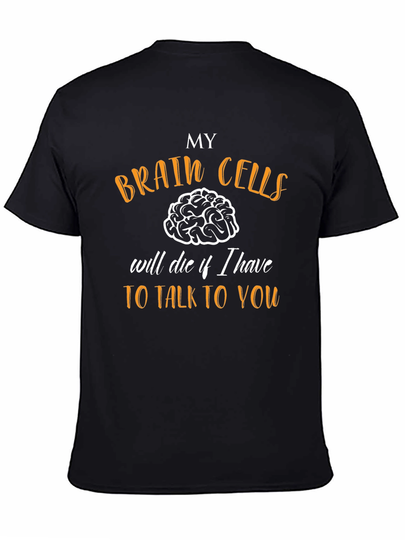 Funny Brain Cells Graphic Novelty T-Shirt