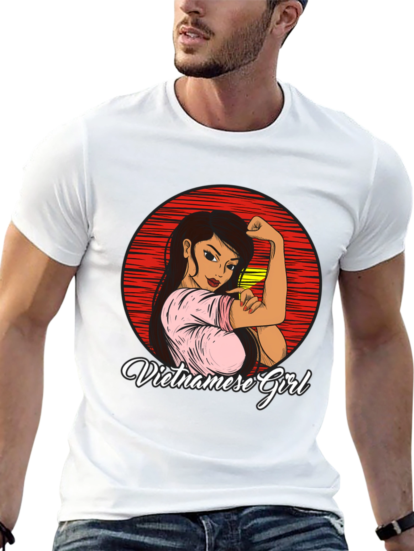 Vietnamese Girl T-Shirt - Empowered Woman Design