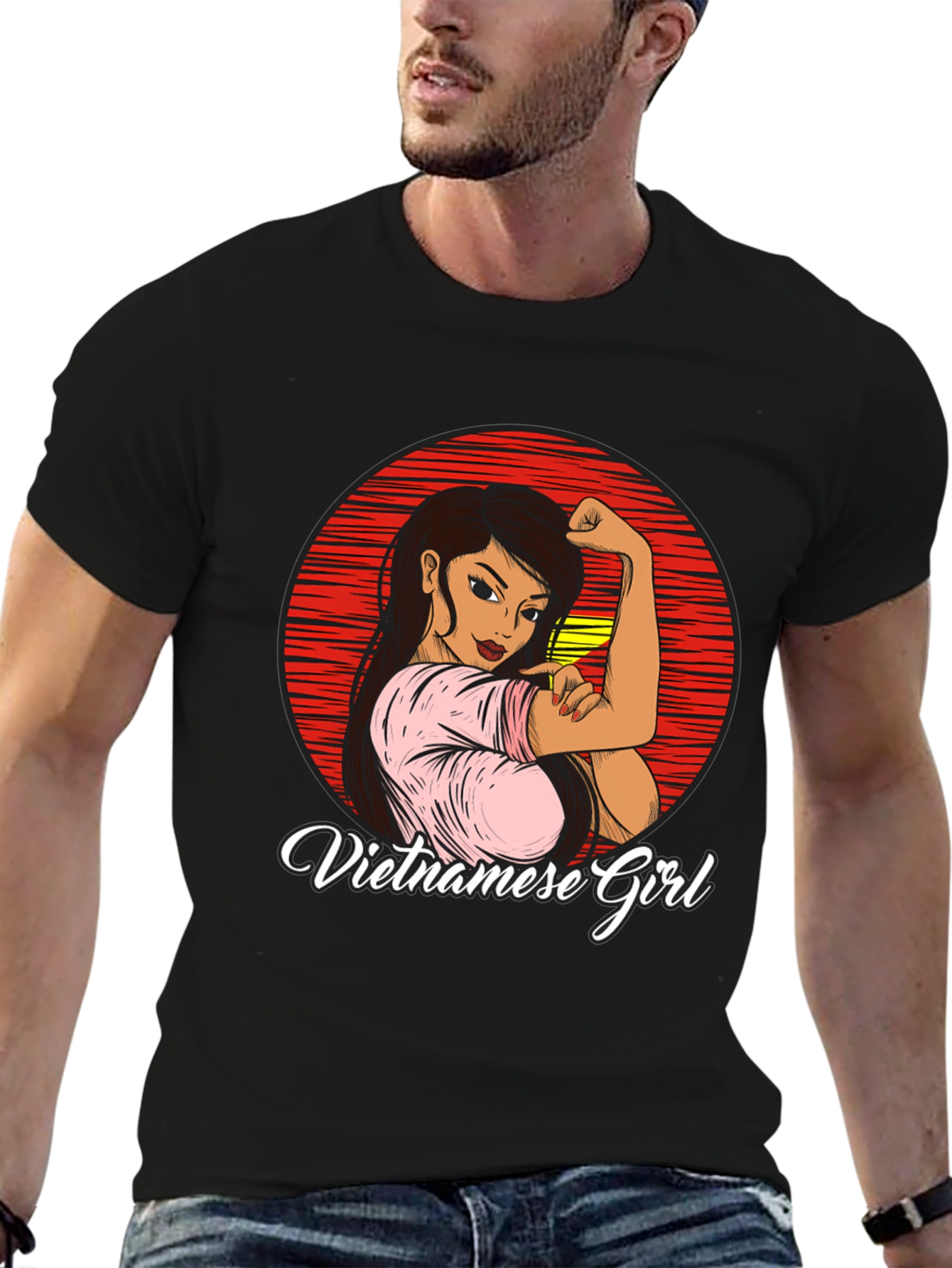 Vietnamese Girl T-Shirt - Empowered Woman Design
