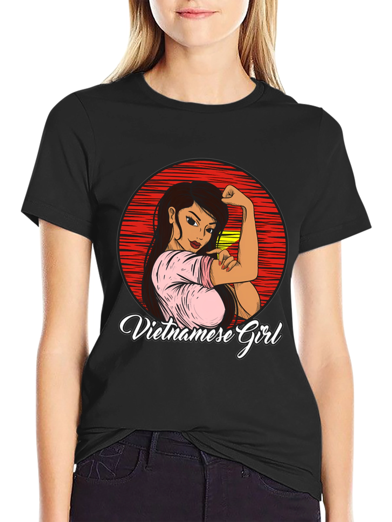 Vietnamese Girl T-Shirt - Empowered Woman Design