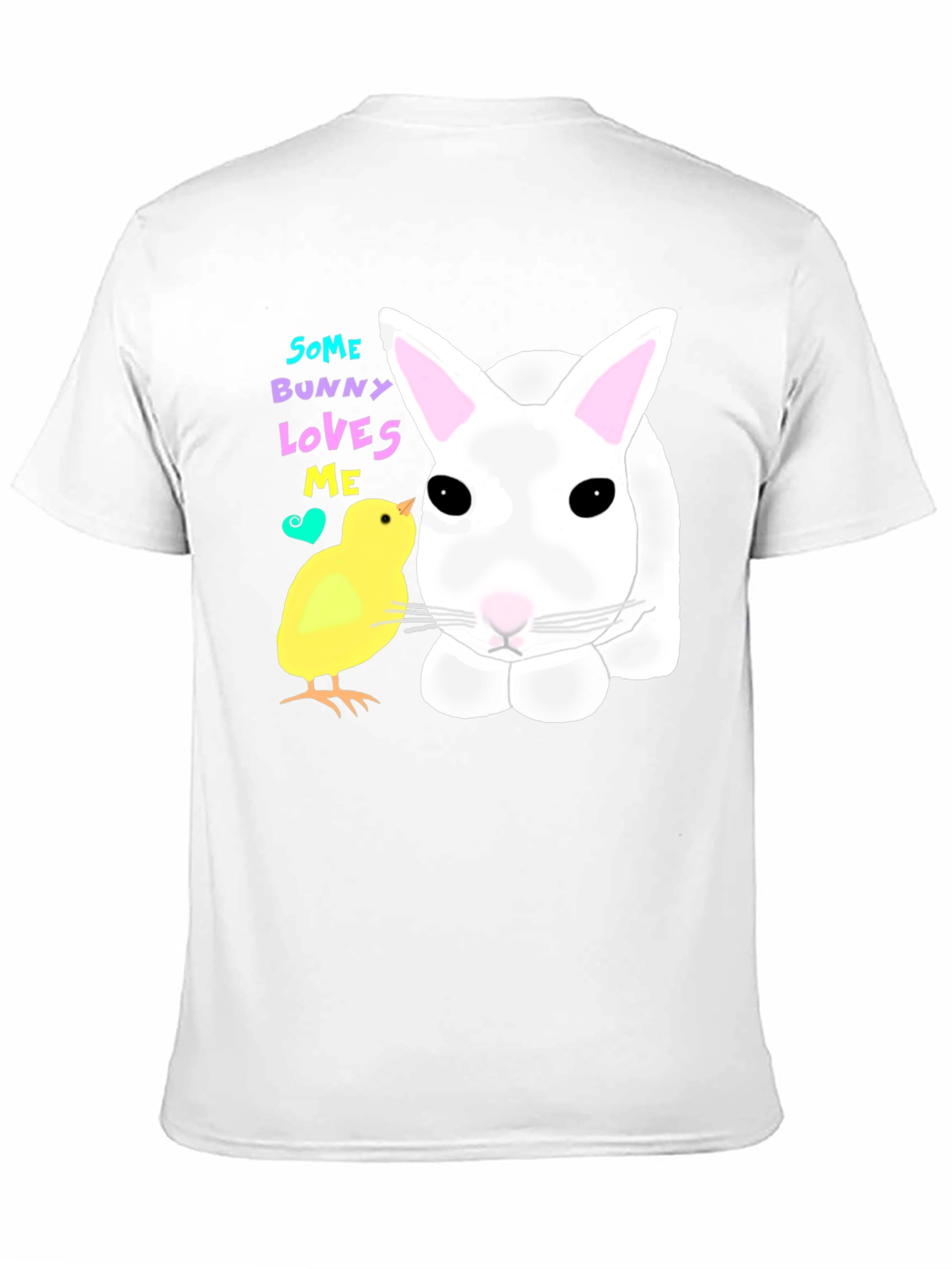 Easter Bunny and Chick Graphic T-Shirt