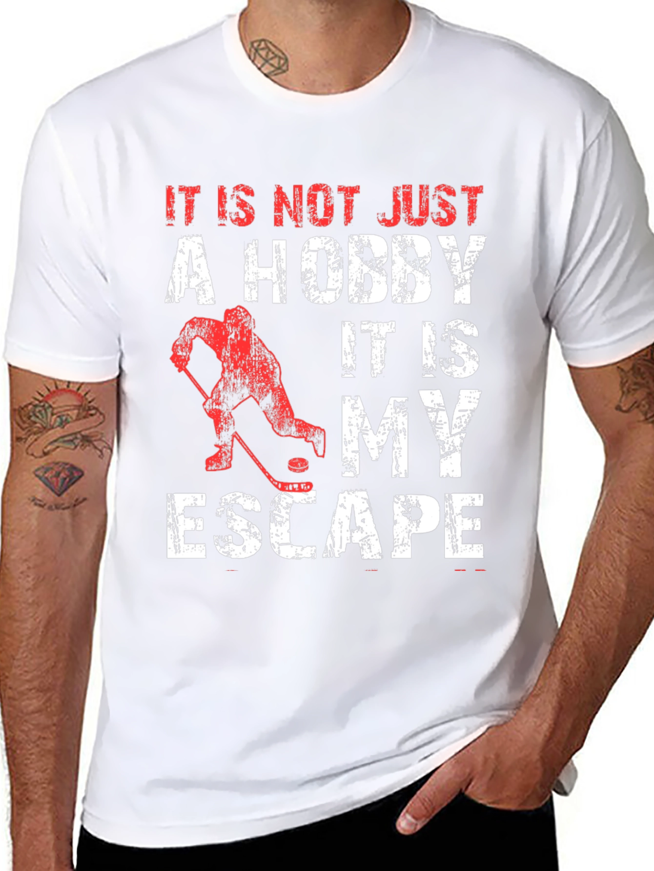 Hockey Escape T-Shirt - Hobby & Sport Tee
