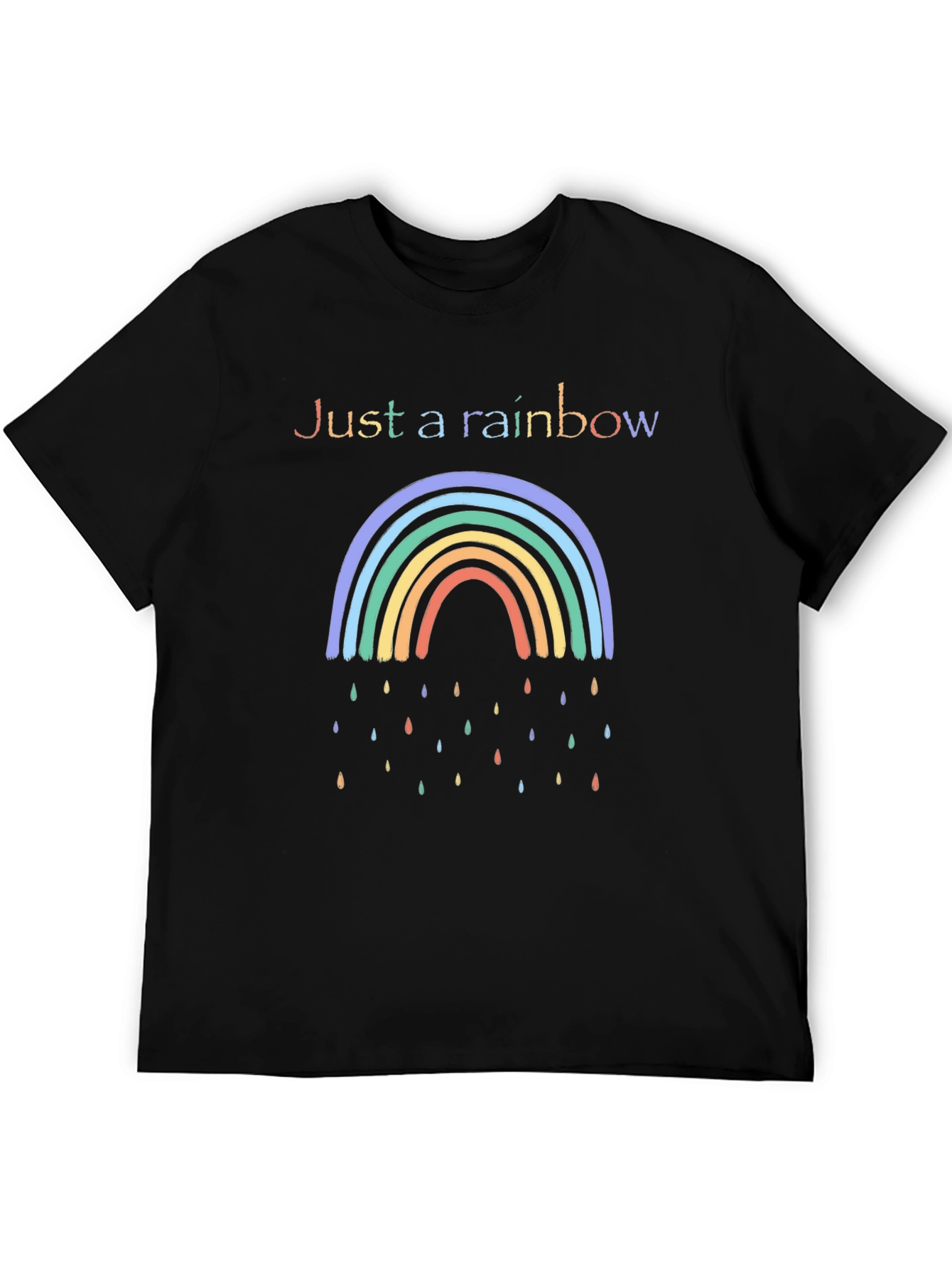 Rainbow Graphic Tee - Just a Rainbow T-Shirt