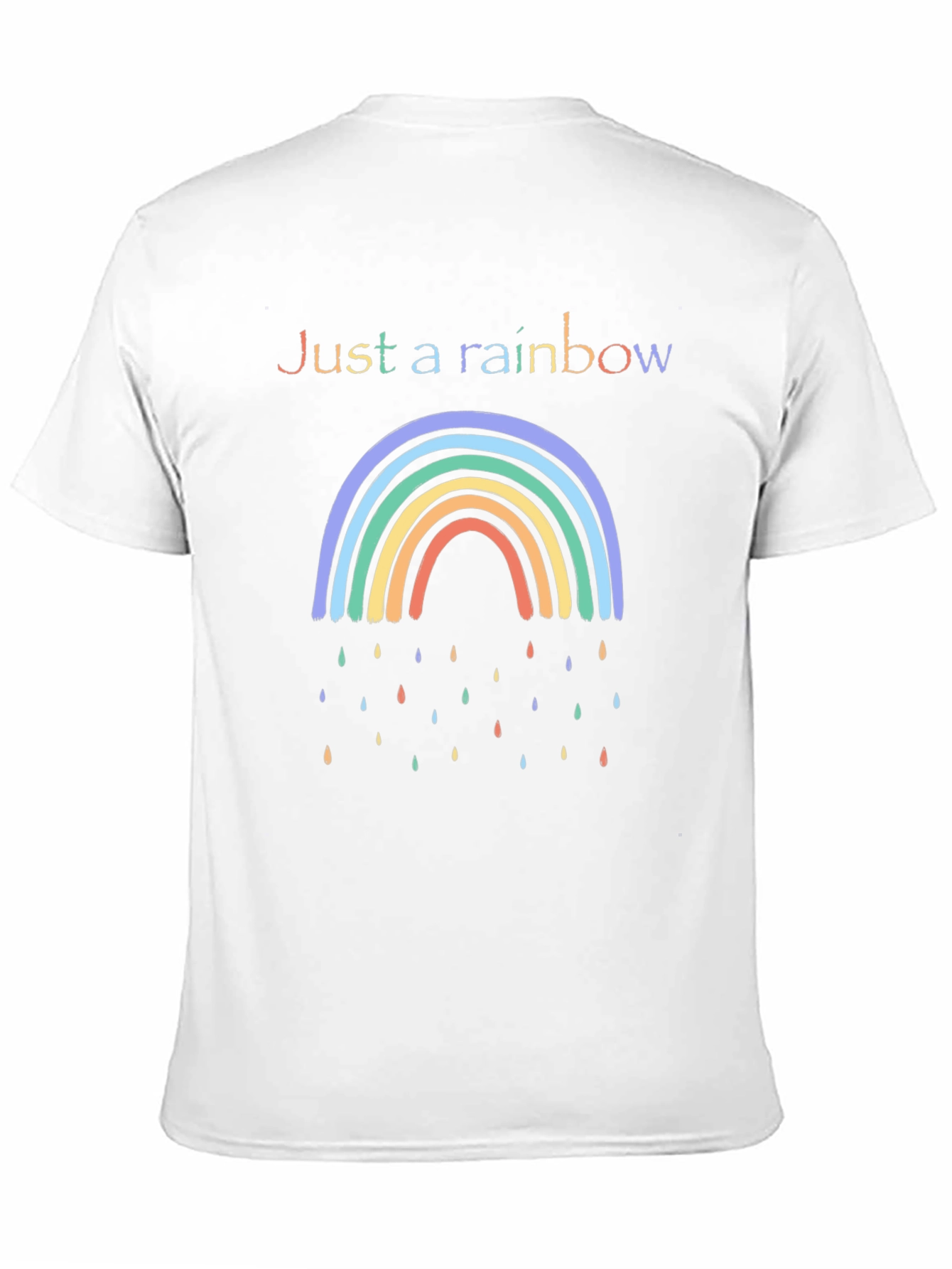 Rainbow Graphic Tee - Just a Rainbow T-Shirt