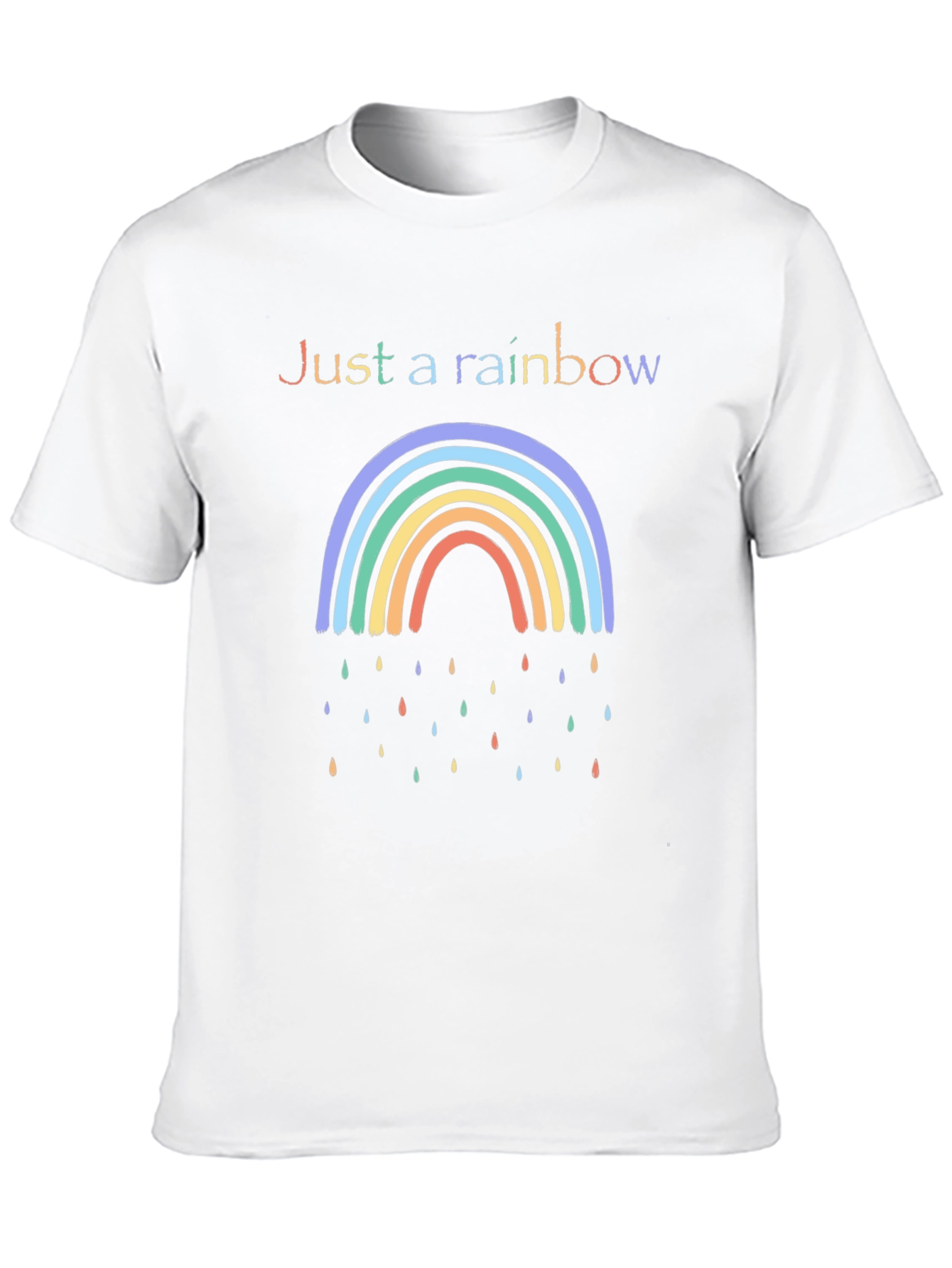Rainbow Graphic Tee - Just a Rainbow T-Shirt