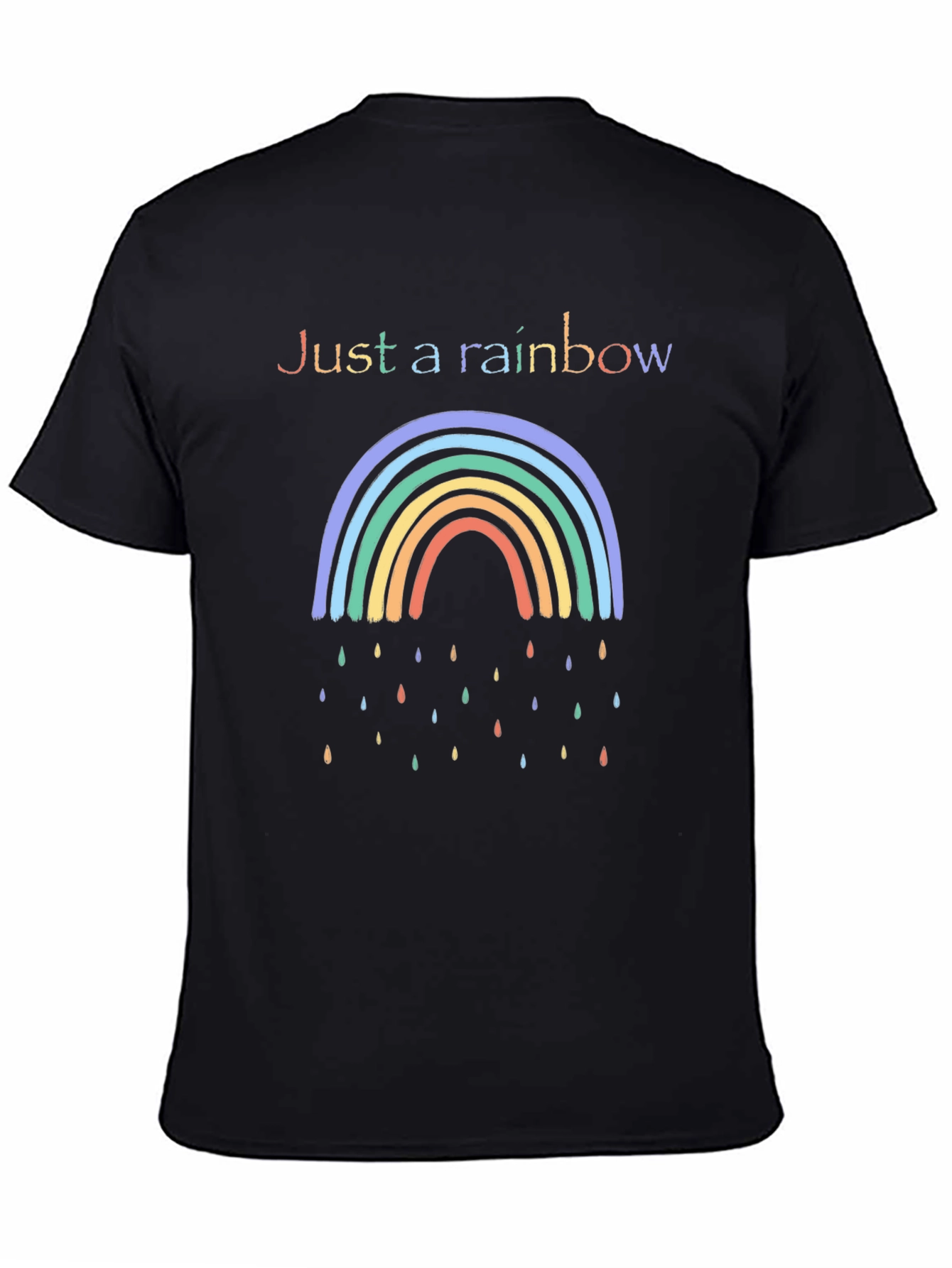 Rainbow Graphic Tee - Just a Rainbow T-Shirt