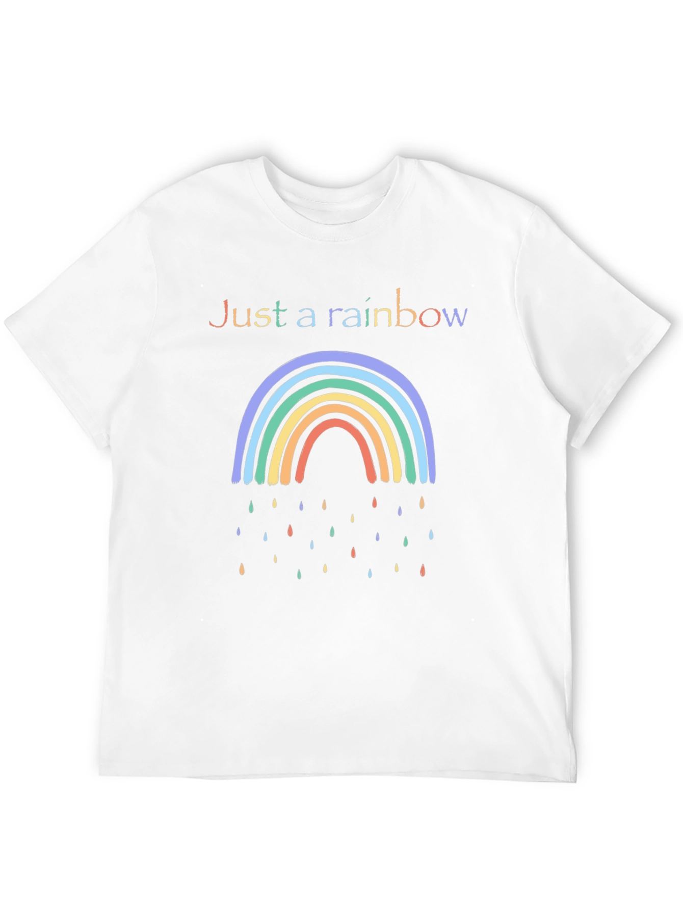 Rainbow Graphic Tee - Just a Rainbow T-Shirt