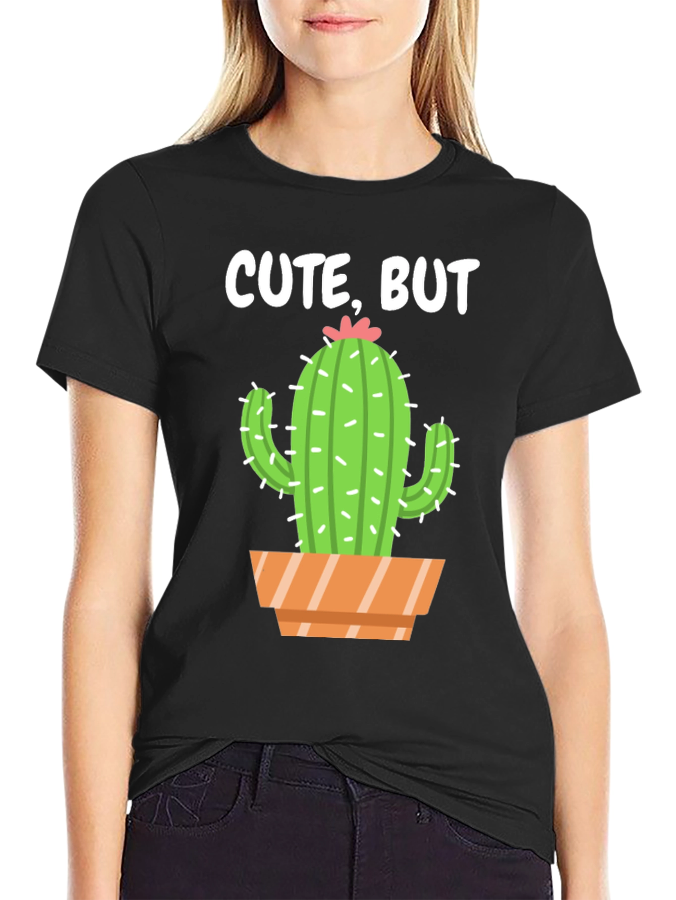 Cute But Prickly Cactus Graphic Tee