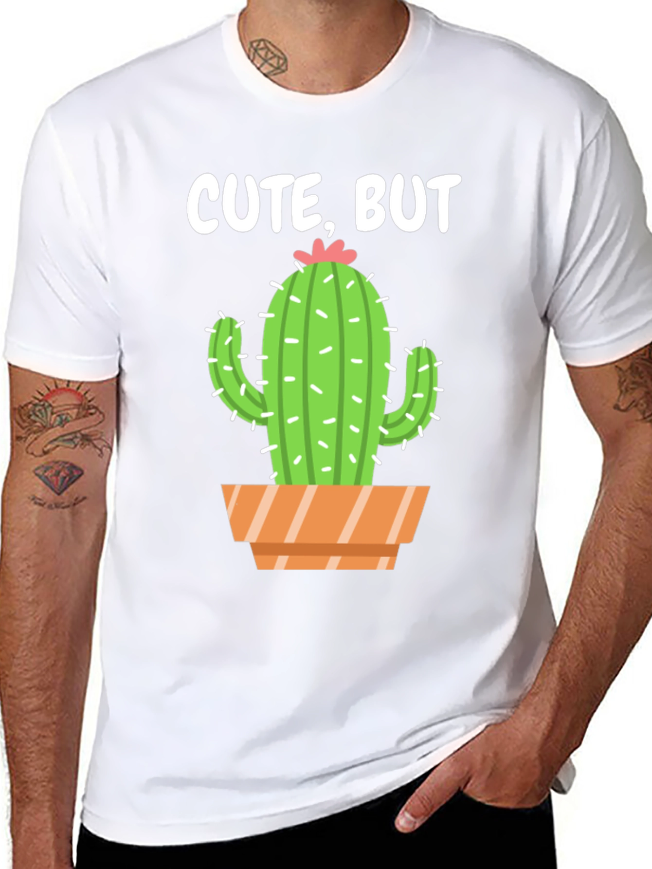 Cute But Prickly Cactus Graphic Tee