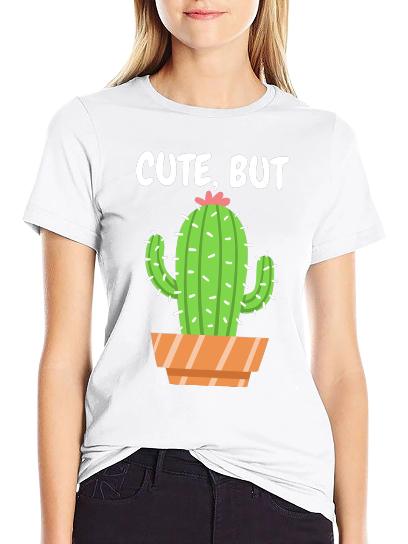Cute But Prickly Cactus Graphic Tee